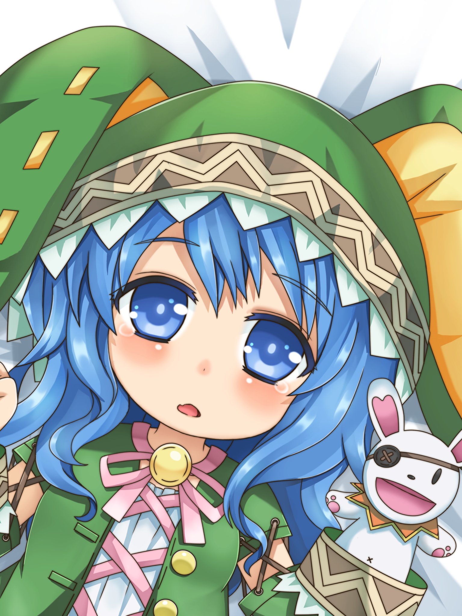 Handy-Wallpaper Blaue Augen, Blaue Haare, Animes, Datum A Live, Yoshino (Date A Live) kostenlos herunterladen.