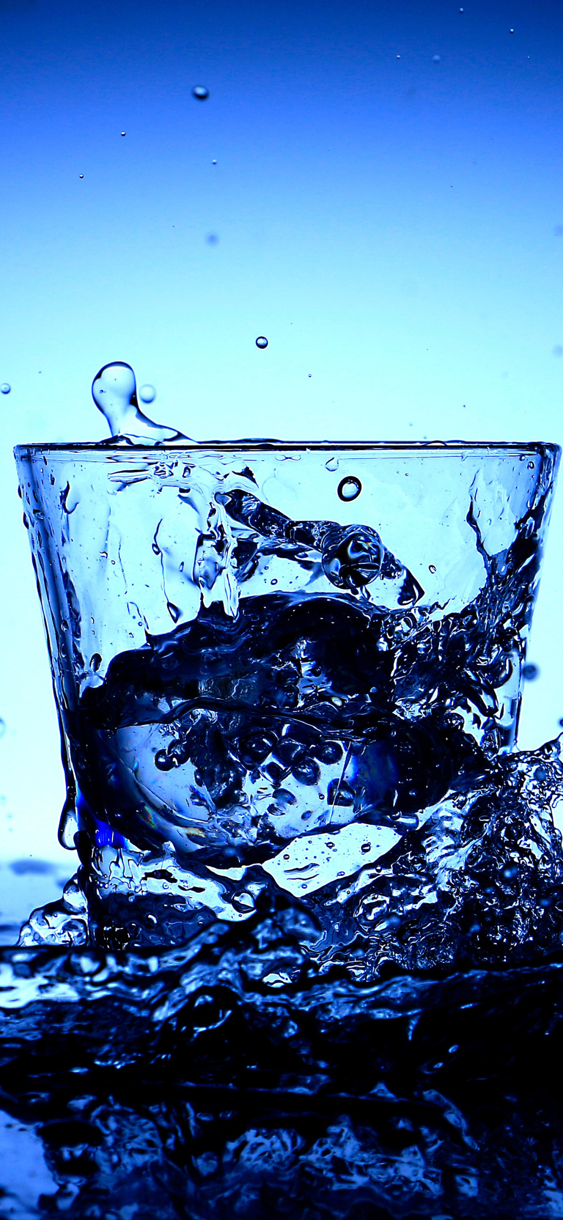 Download mobile wallpaper Water, Splash, Glass, Photography for free.