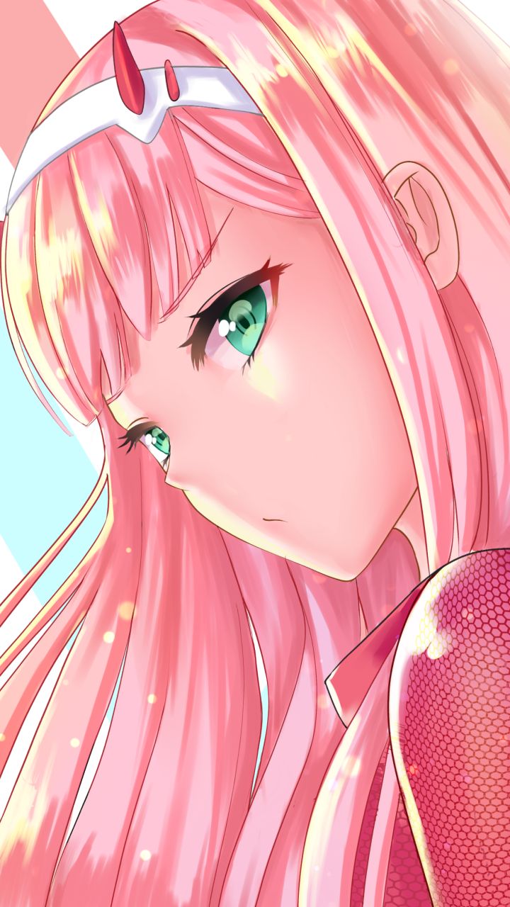 Handy-Wallpaper Animes, Darling In The Franxx, Zero Two (Liebling Im Franxx) kostenlos herunterladen.