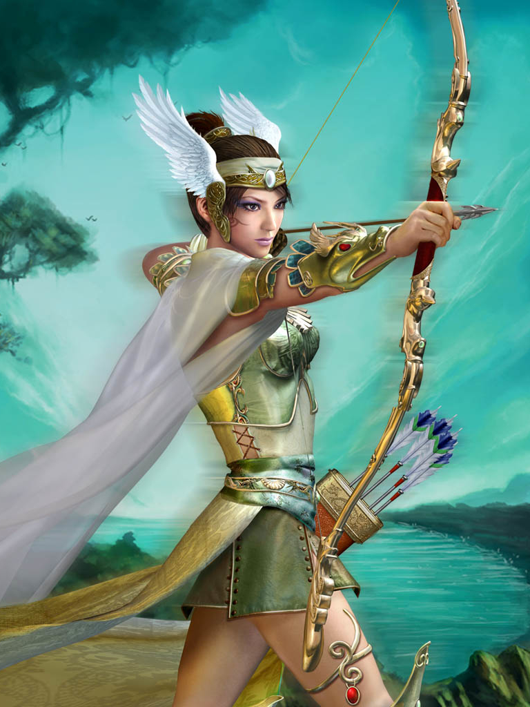 Download mobile wallpaper Fantasy, Elf, Archer, Video Game, Perfect World for free.