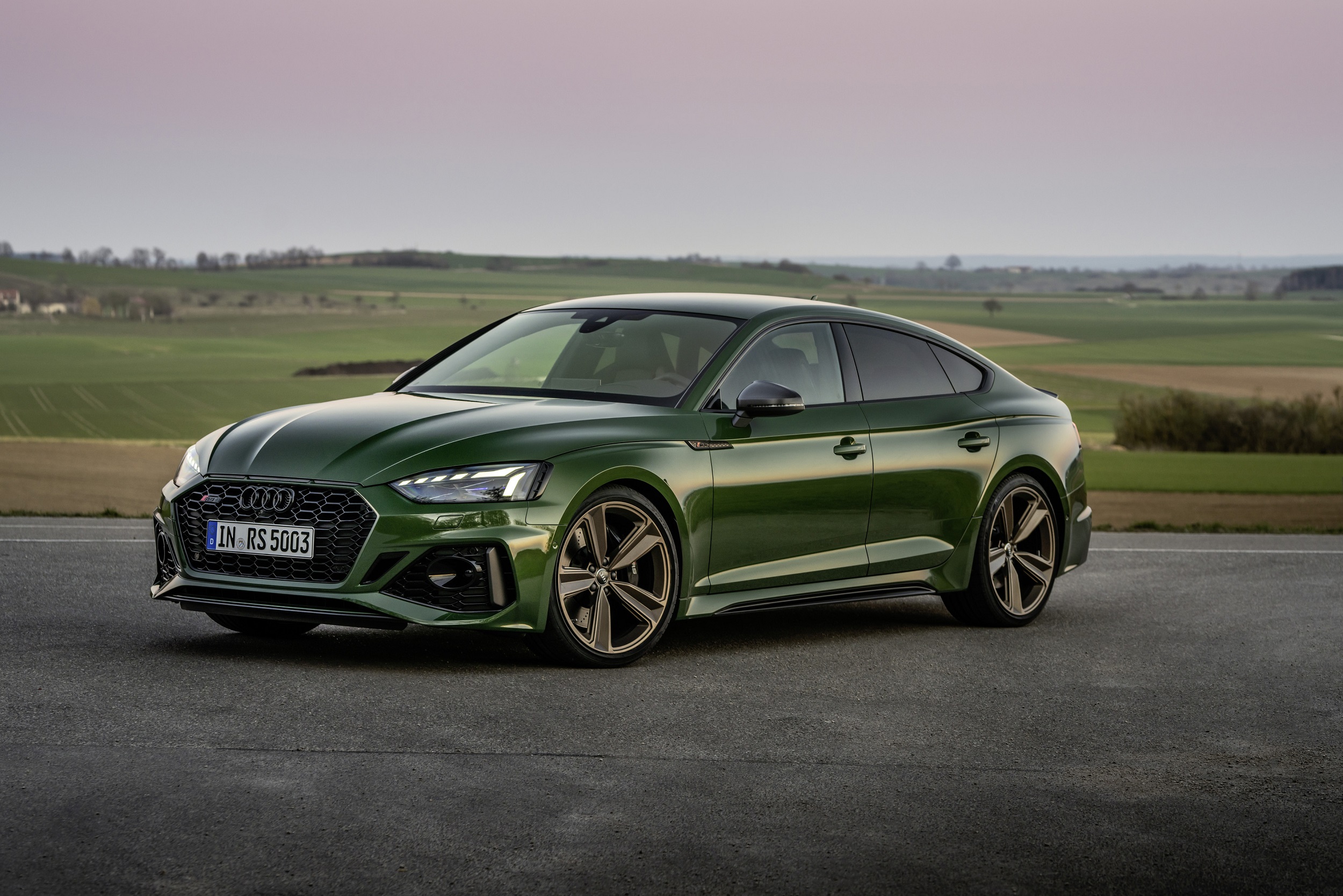 Download mobile wallpaper Audi, Car, Audi Rs5, Vehicles, Green Car for free.