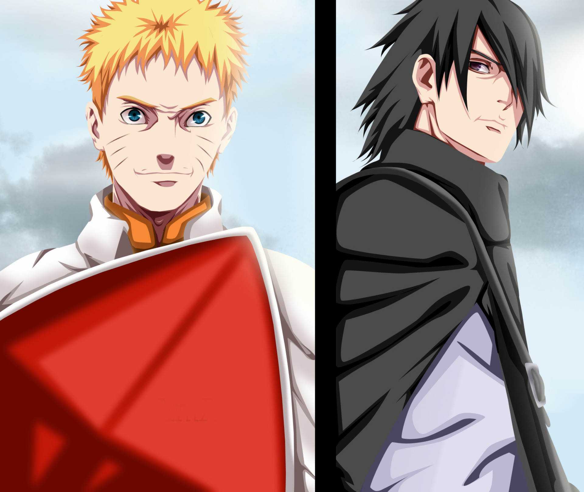 Laden Sie das Naruto, Animes, Sasuke Uchiha, Naruto Uzumaki-Bild kostenlos auf Ihren PC-Desktop herunter