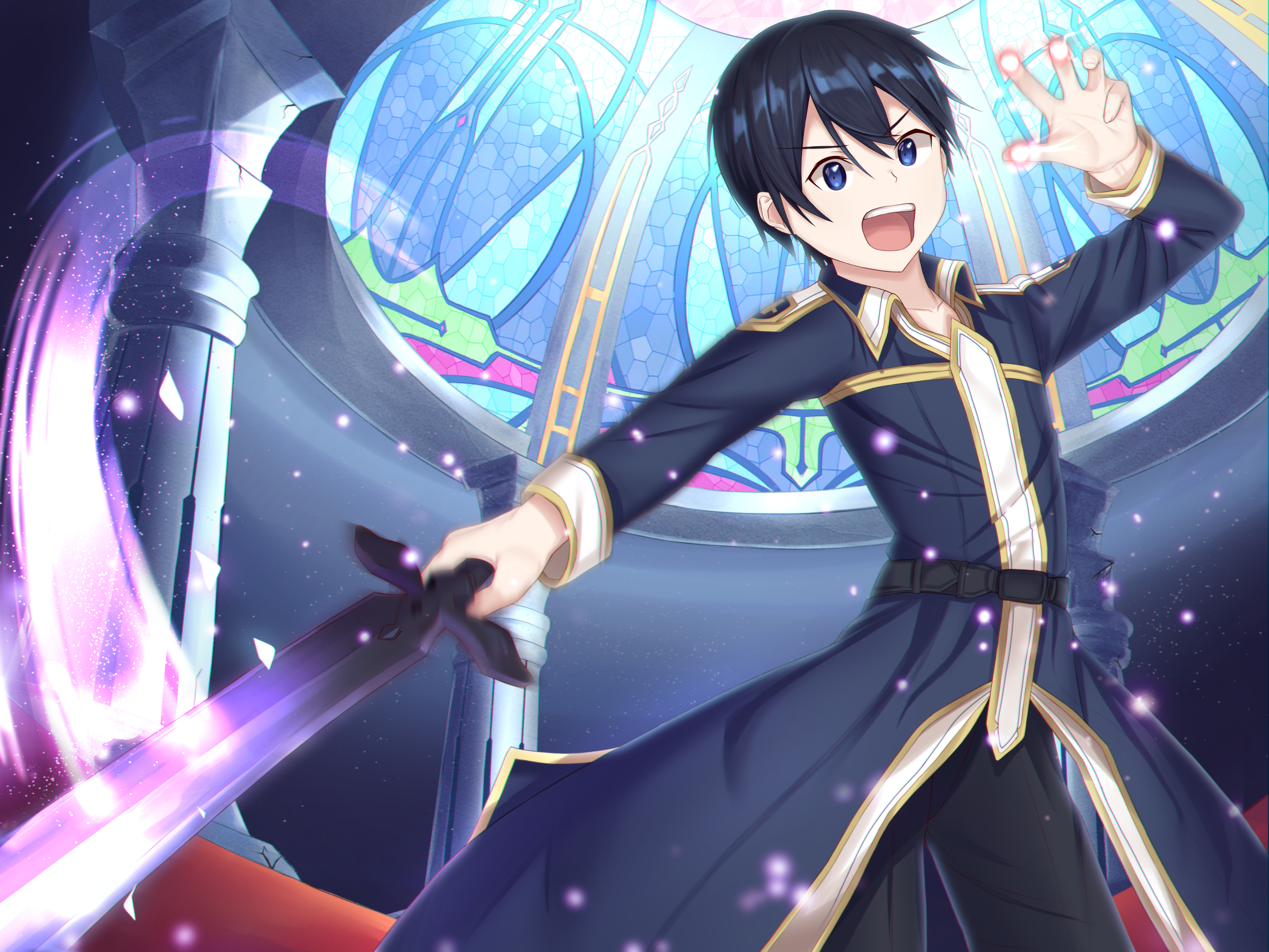 Download mobile wallpaper Anime, Sword Art Online, Kirito (Sword Art Online), Kazuto Kirigaya, Sword Art Online: Alicization for free.