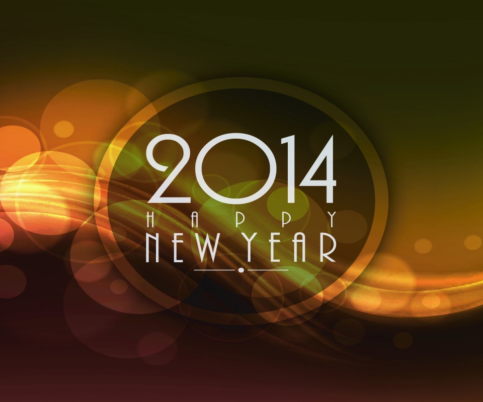 無料モバイル壁紙新年, ホリデー, 2014年新年をダウンロードします。