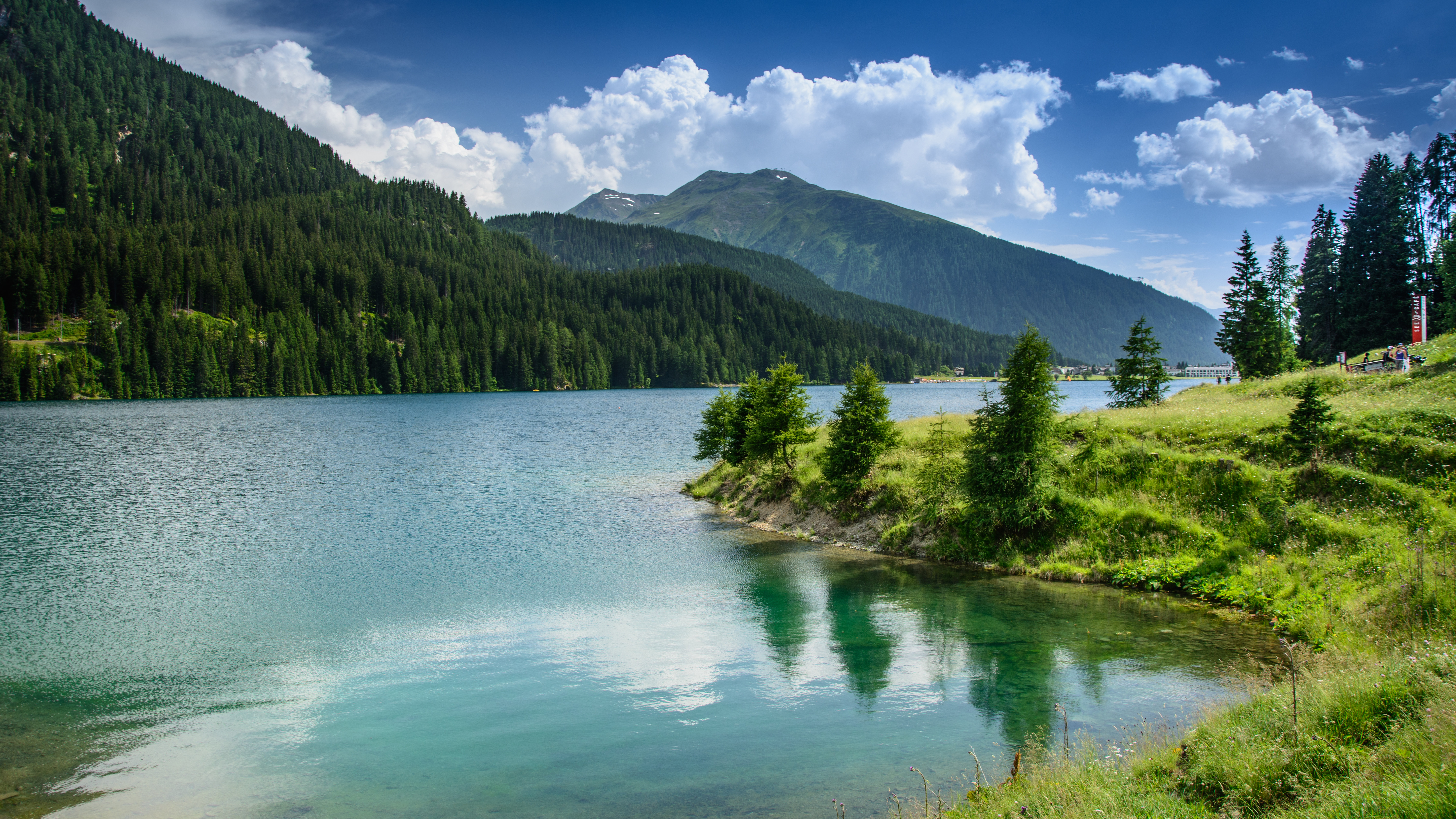 152524 descargar imagen naturaleza, lago, montañas, bosque: fondos de pantalla y protectores de pantalla gratis
