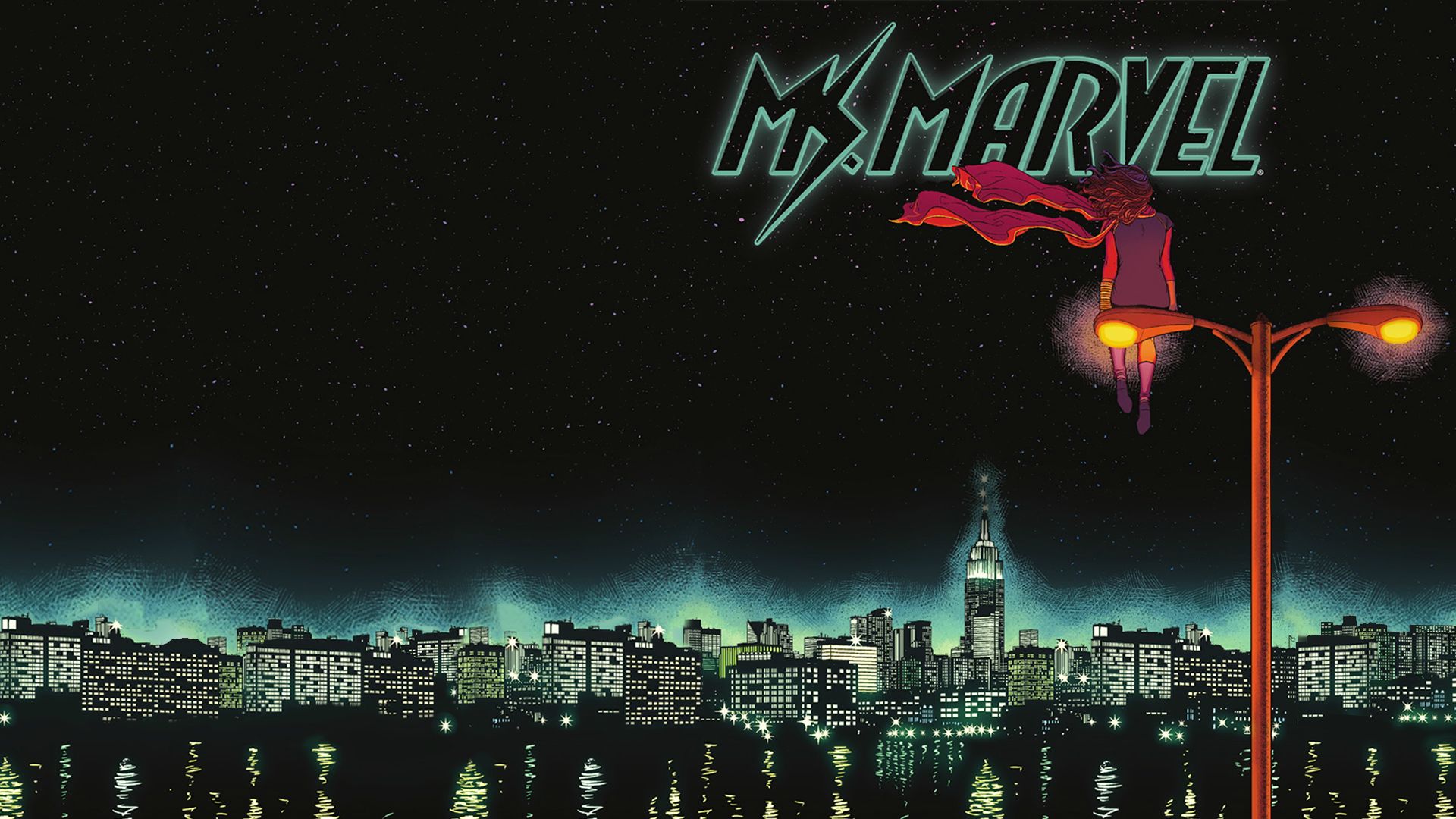 Baixar papel de parede para celular de História Em Quadrinhos, Ms Marvel gratuito.