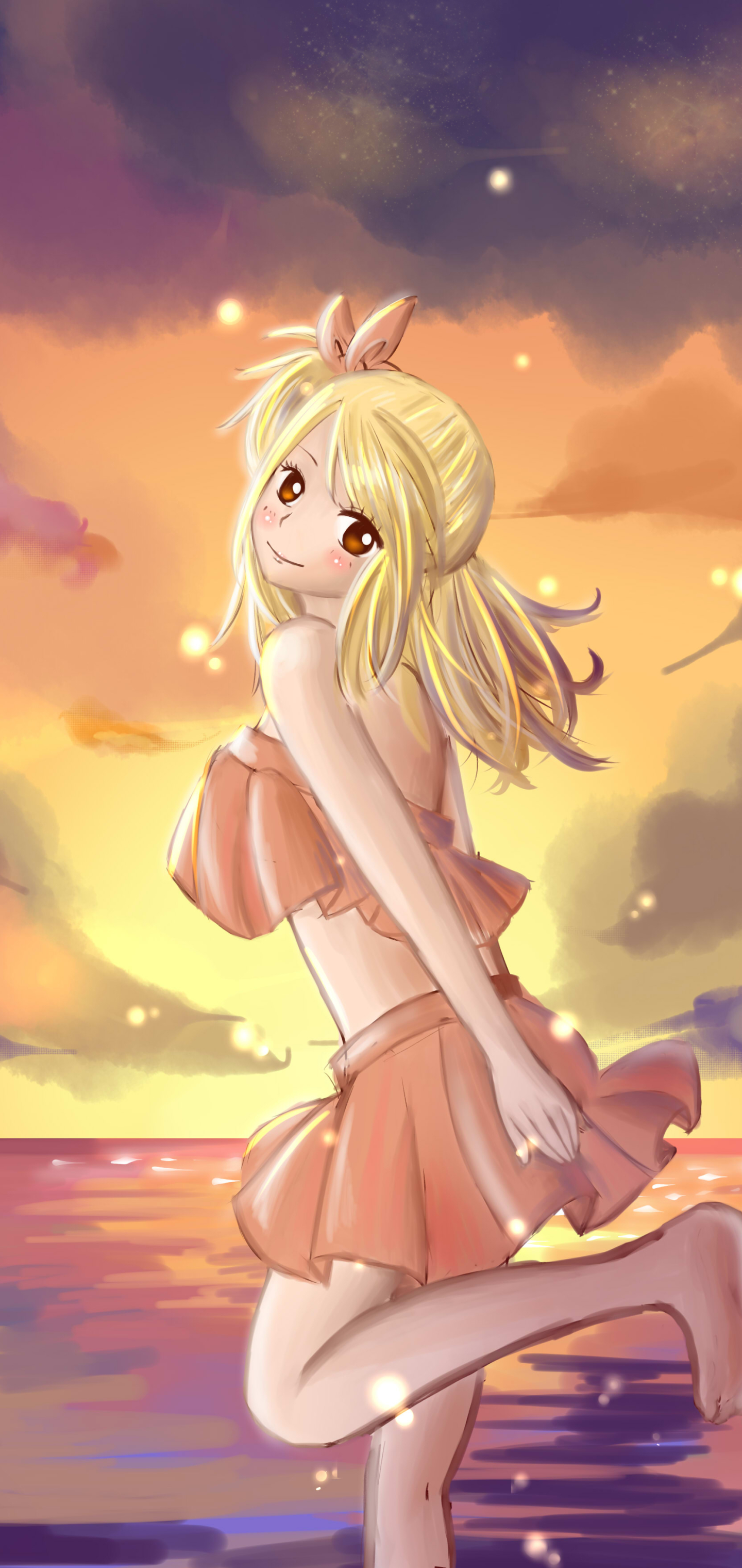 Handy-Wallpaper Animes, Fairy Tail, Lucy Heartfilia kostenlos herunterladen.