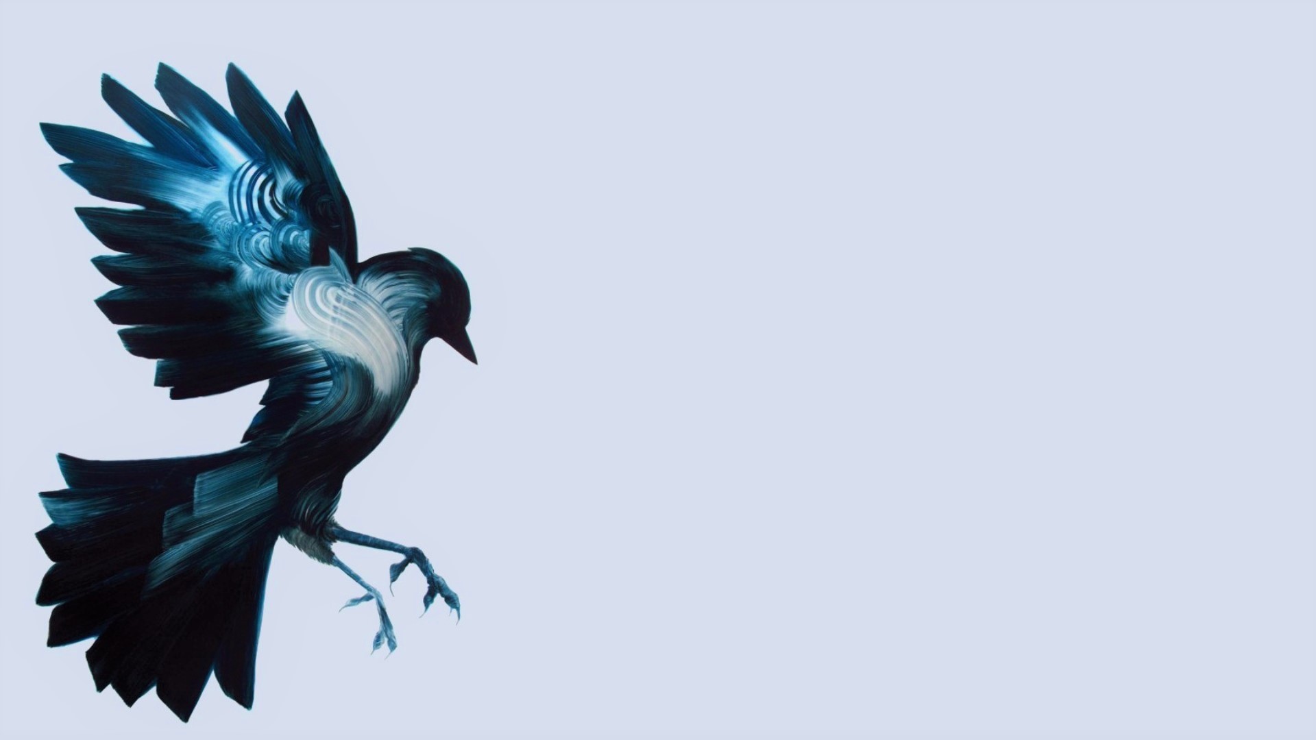 無料モバイル壁紙動物, 鳥, 青い, ペインティングをダウンロードします。