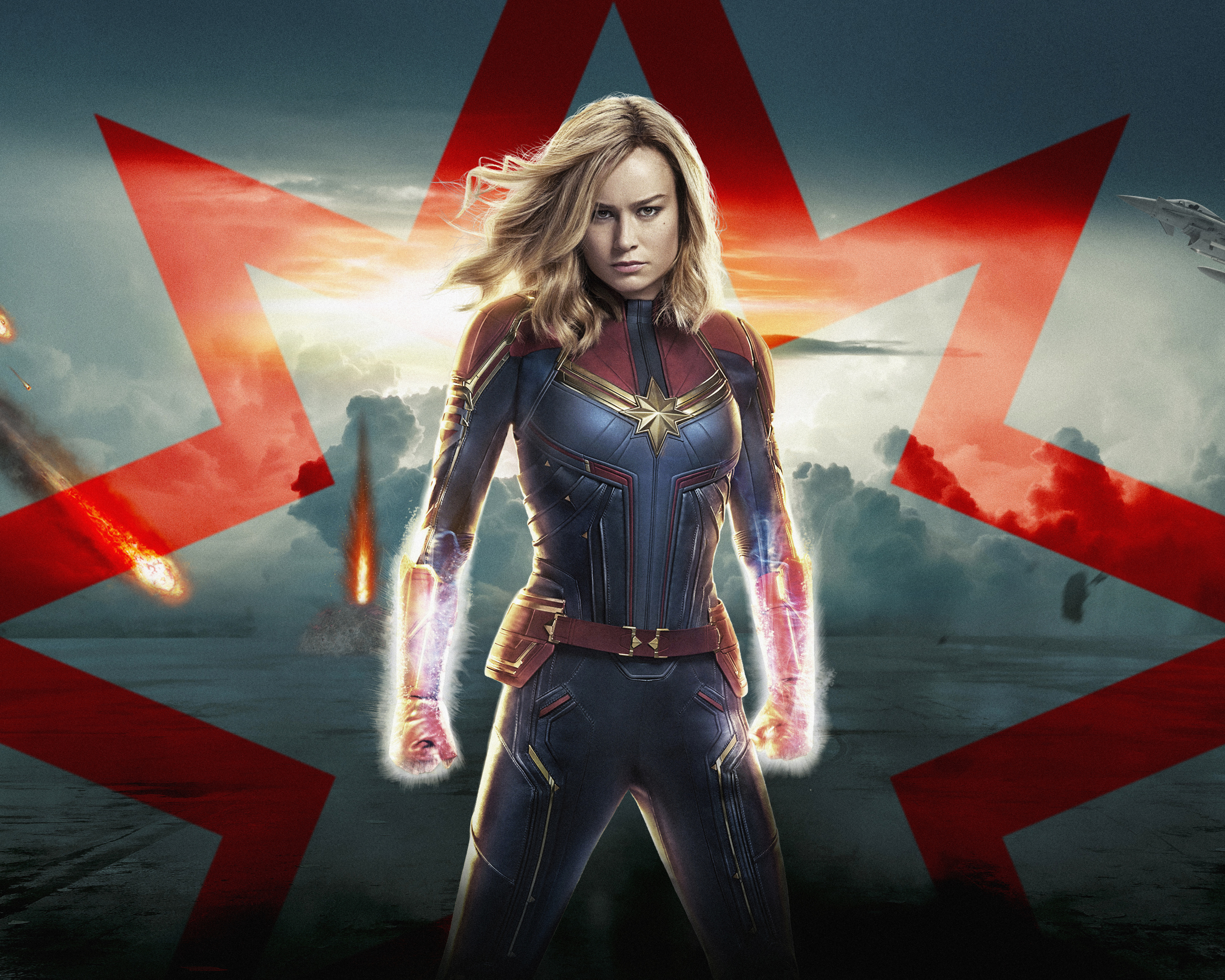 Laden Sie das Filme, Captain Marvel, Brie Larson-Bild kostenlos auf Ihren PC-Desktop herunter