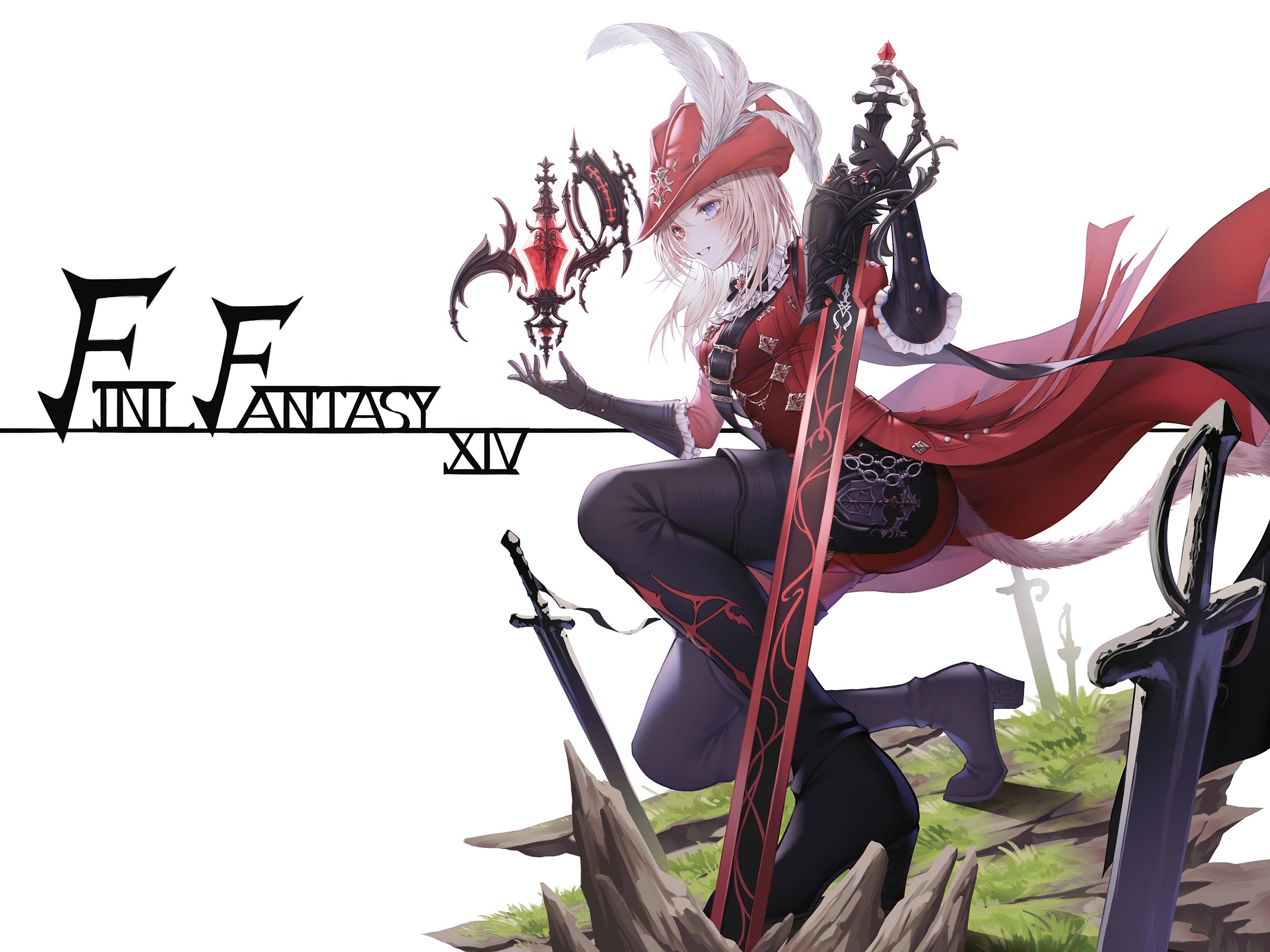 Descarga gratuita de fondo de pantalla para móvil de Heterocromía, Videojuego, Fainaru Fantajî, Final Fantasy Xiv.