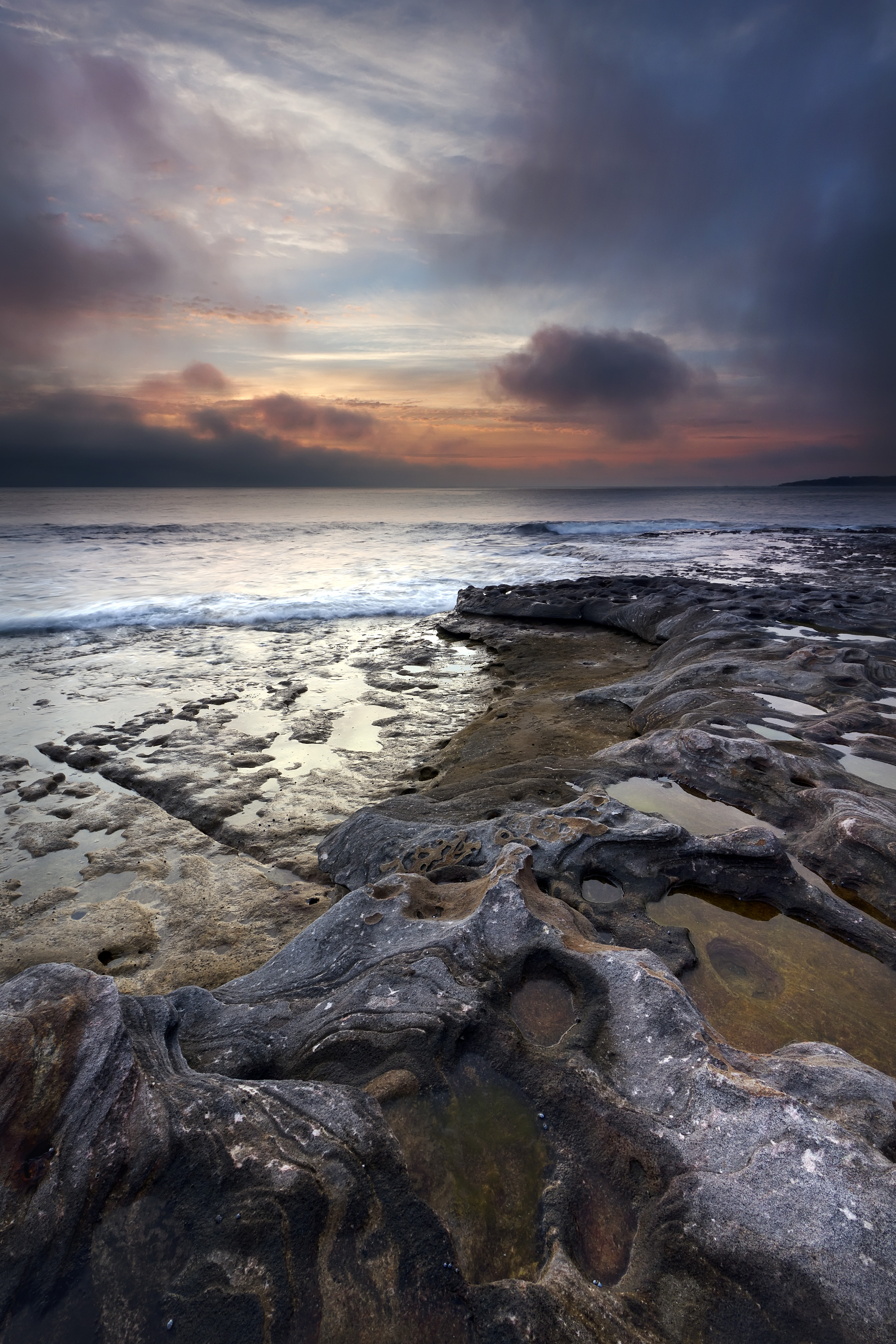Laden Sie das Natur, Stones, Sky, Küste, Waves, Sea-Bild kostenlos auf Ihren PC-Desktop herunter