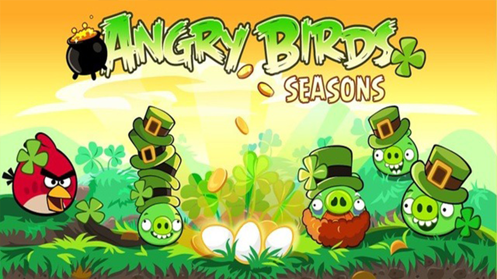 Download mobile wallpaper Video Game, Angry Birds Seasons for free.