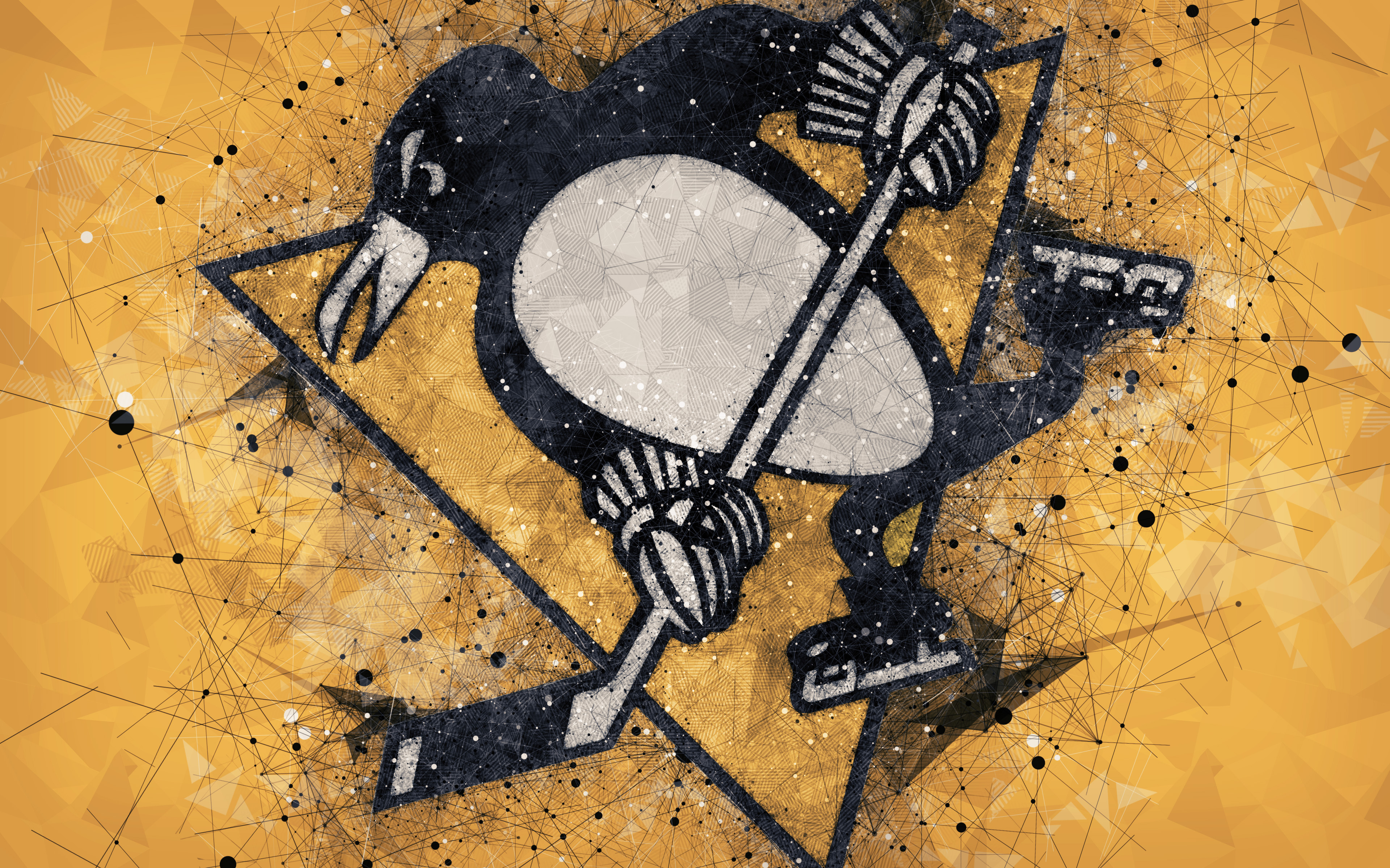 452891 descargar fondo de pantalla deporte, pingüinos de pittsburgh, emblema, logo, nhl, hockey: protectores de pantalla e imágenes gratis