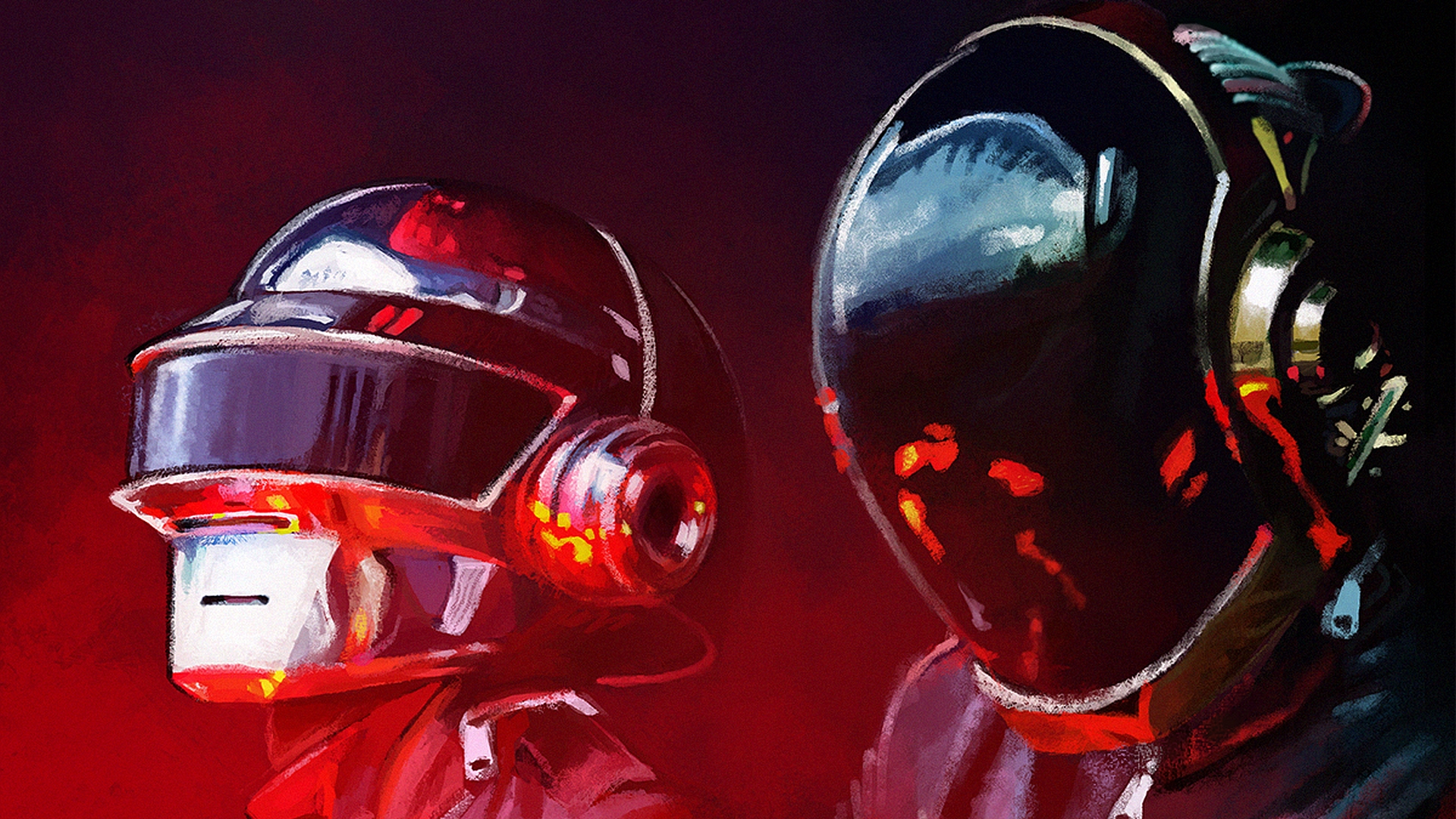 Laden Sie das Musik, Daft Punk-Bild kostenlos auf Ihren PC-Desktop herunter