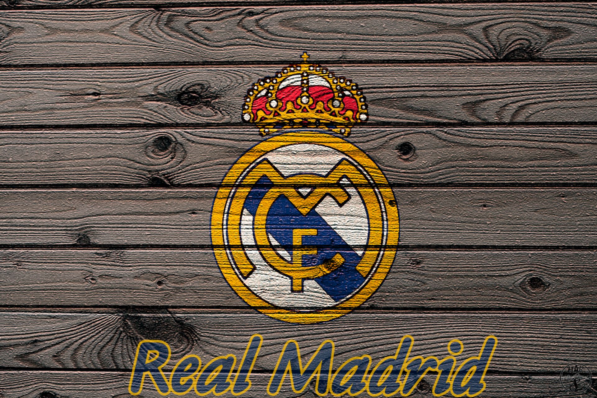 Handy-Wallpaper Sport, Fußball, Logo, Emblem, Real Madrid Cf kostenlos herunterladen.