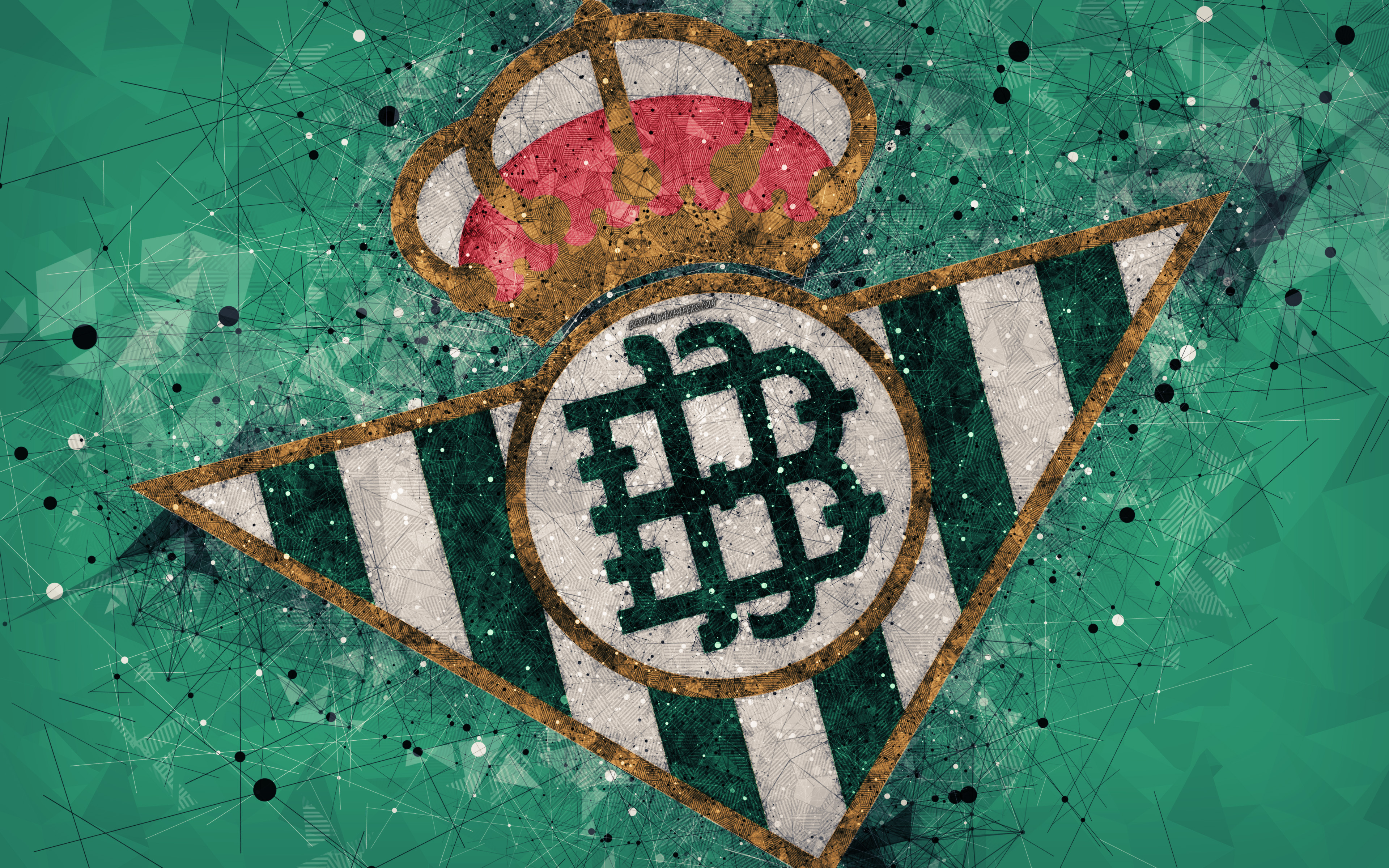 Download mobile wallpaper Sports, Logo, Emblem, Soccer, Real Betis for free.