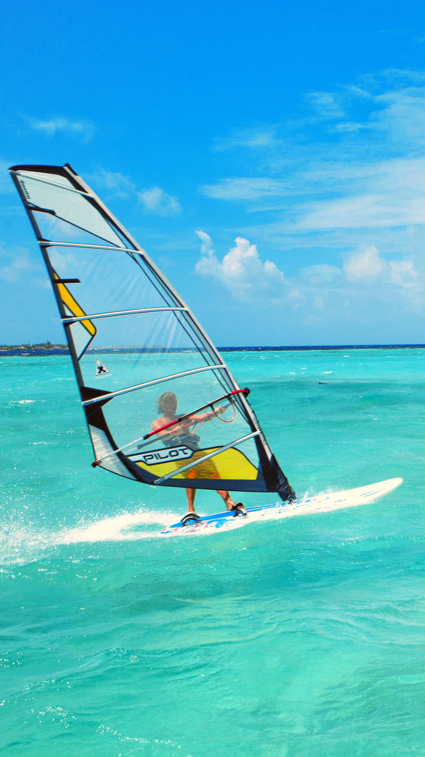 Handy-Wallpaper Sport, Windsurfen kostenlos herunterladen.