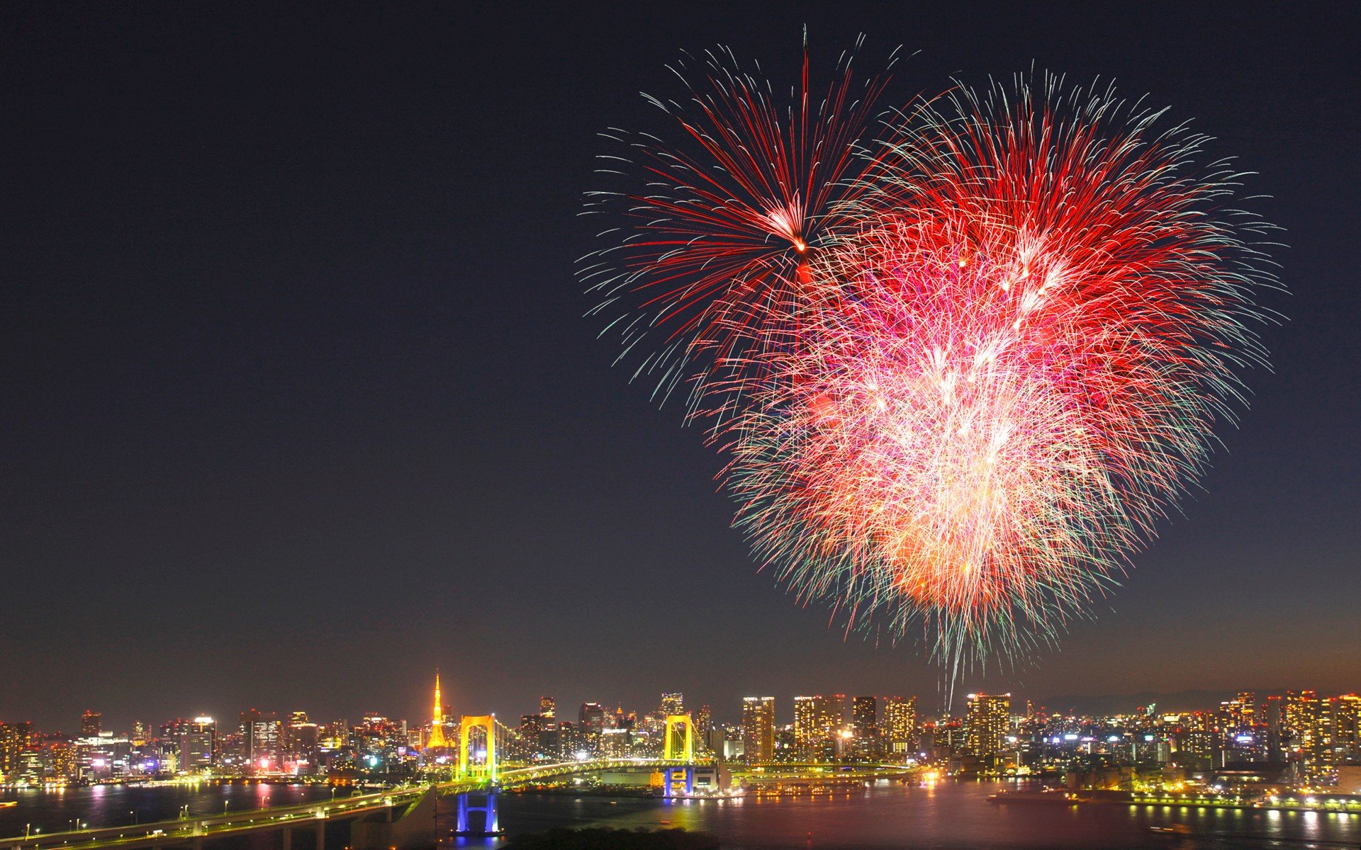 Baixar papel de parede para celular de Noite, Fogos De Artifício, Fotografia gratuito.