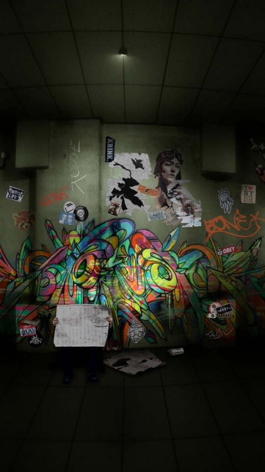 Download mobile wallpaper Paint, Graffiti, Artistic for free.