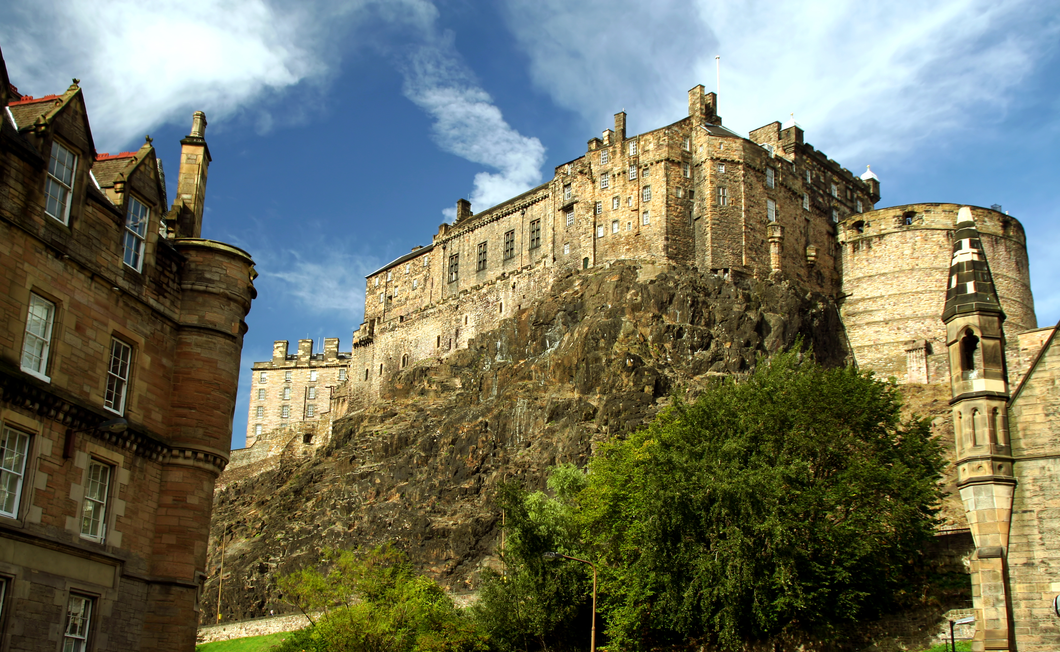 297255 скачать картинку замки, сделано человеком, эдинбургский замок - обои и заставки бесплатно
