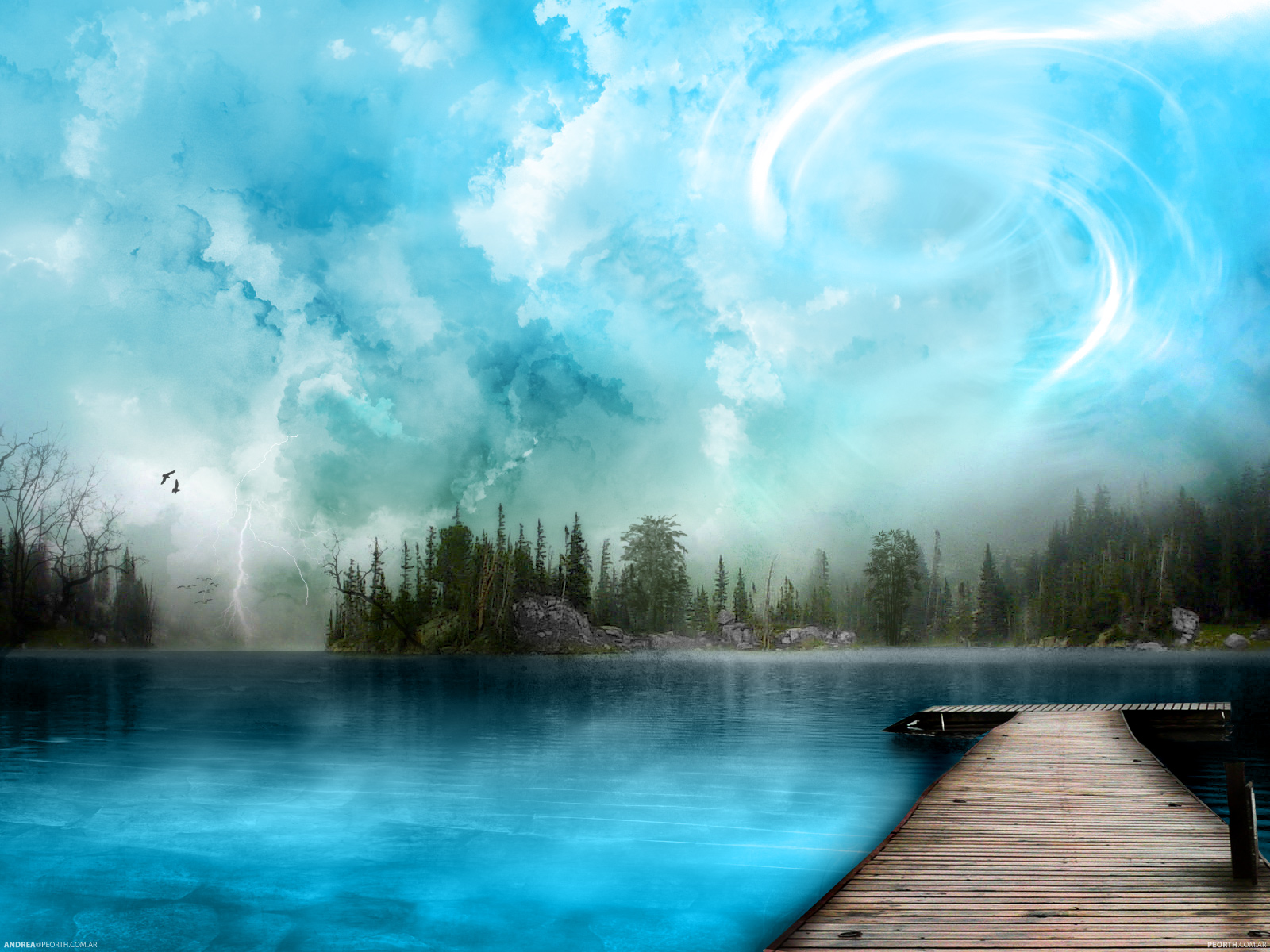 Free download wallpaper Earth, Artistic, Dreamy World on your PC desktop
