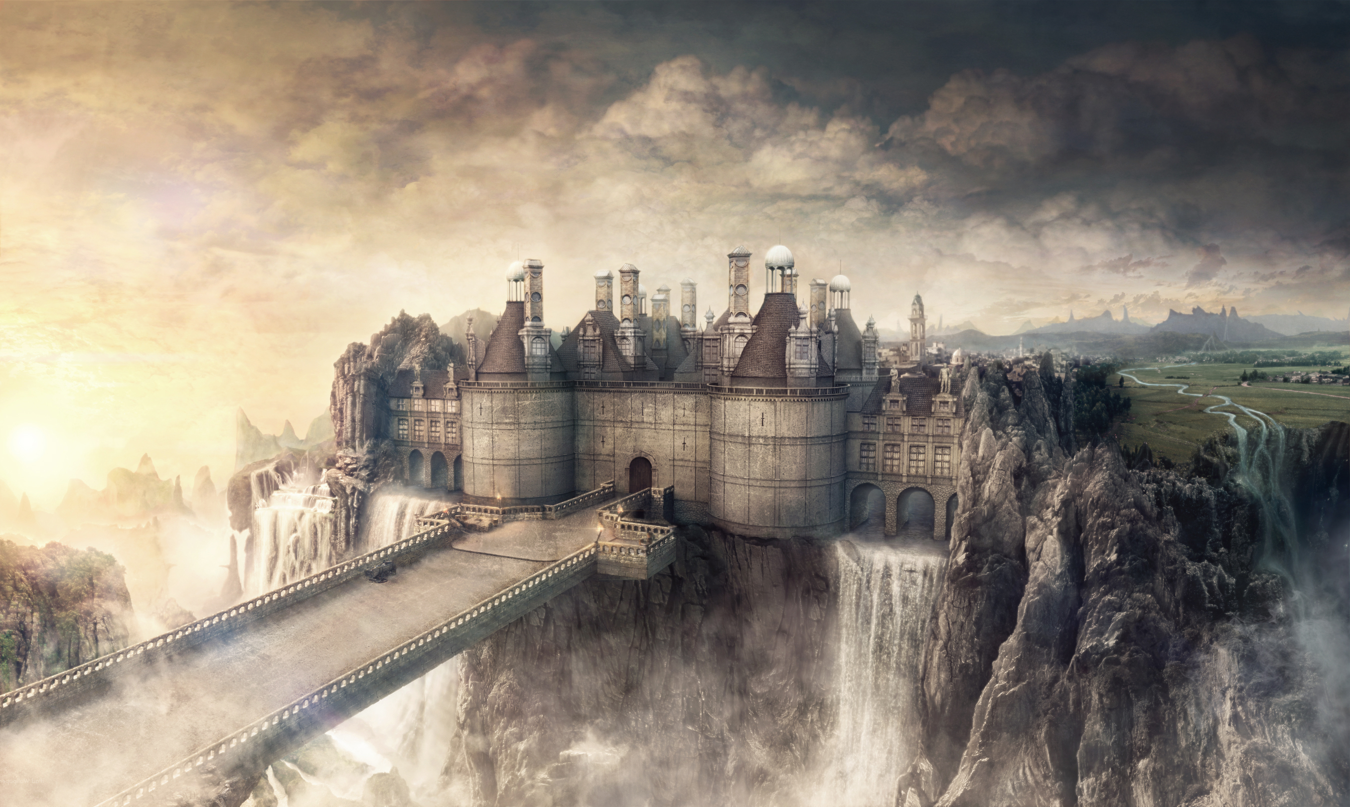 Download mobile wallpaper Fantasy, Castles, Castle for free.