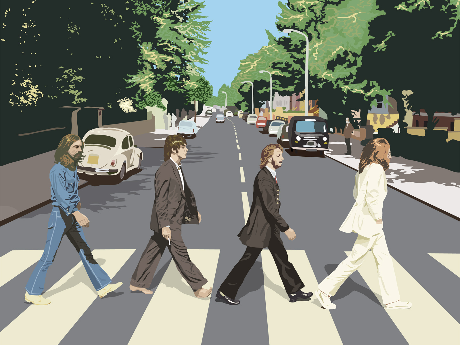Laden Sie Die Beatles HD-Desktop-Hintergründe herunter