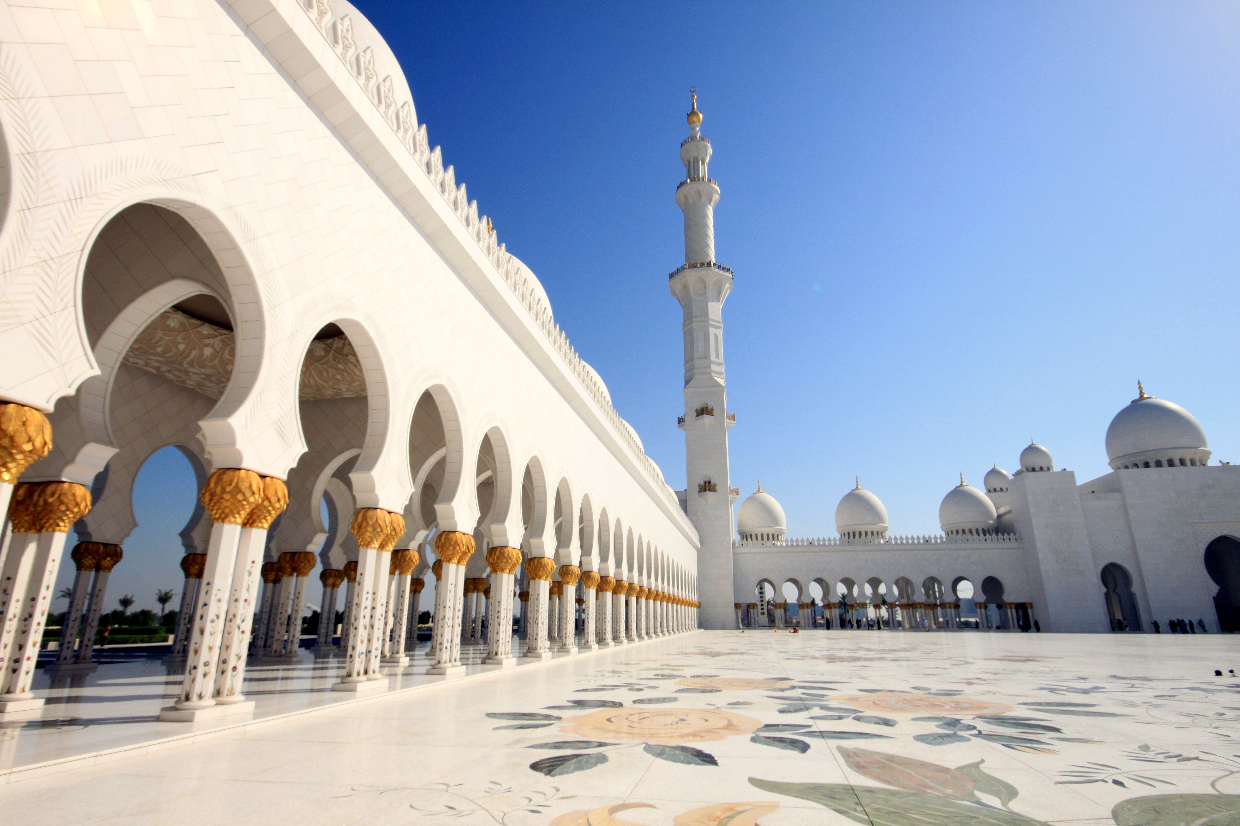 1521438 Bild herunterladen religiös, scheich zayid moschee, abu dhabi, moschee, moscheen - Hintergrundbilder und Bildschirmschoner kostenlos