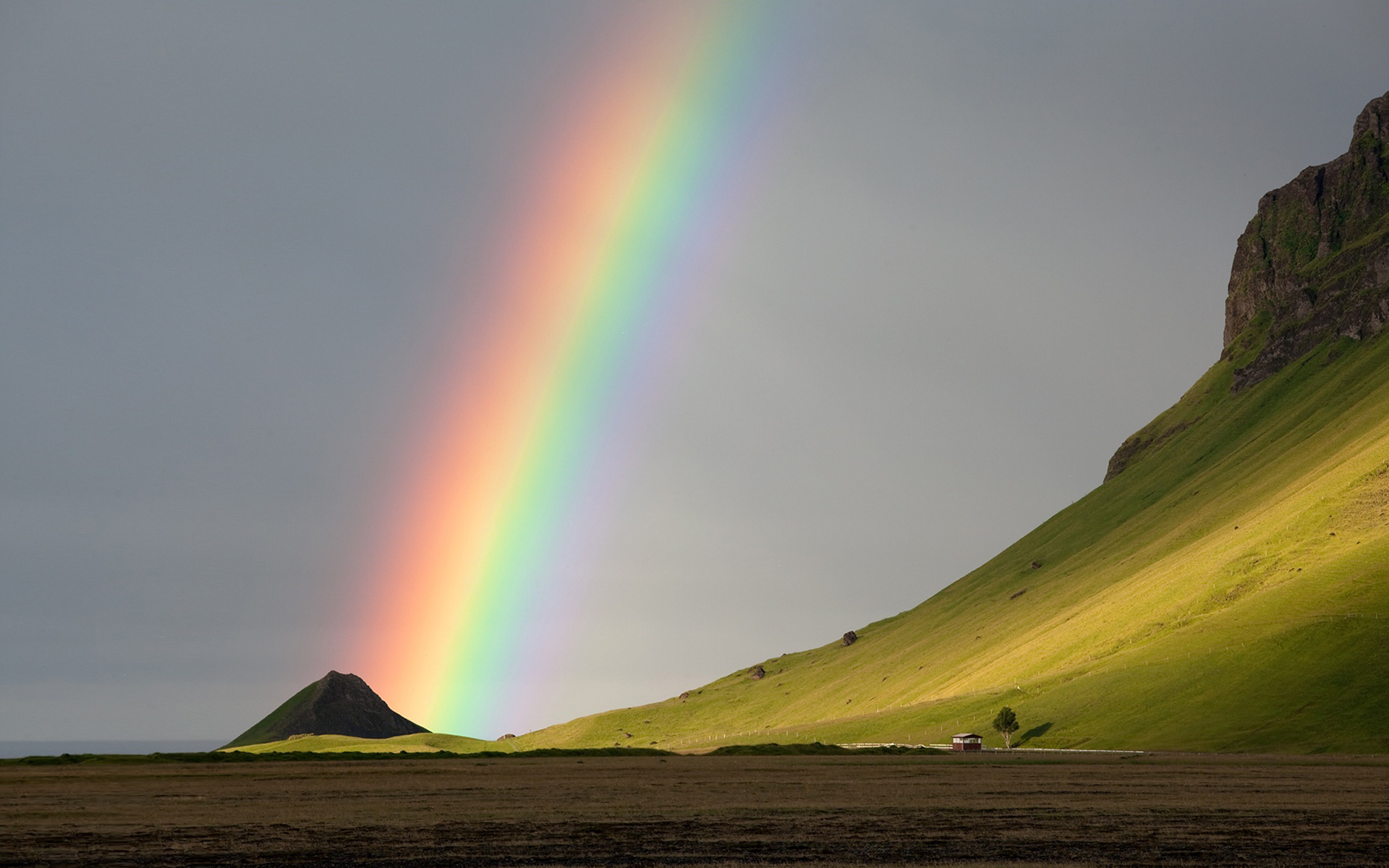 Free download wallpaper Rainbow, Earth on your PC desktop