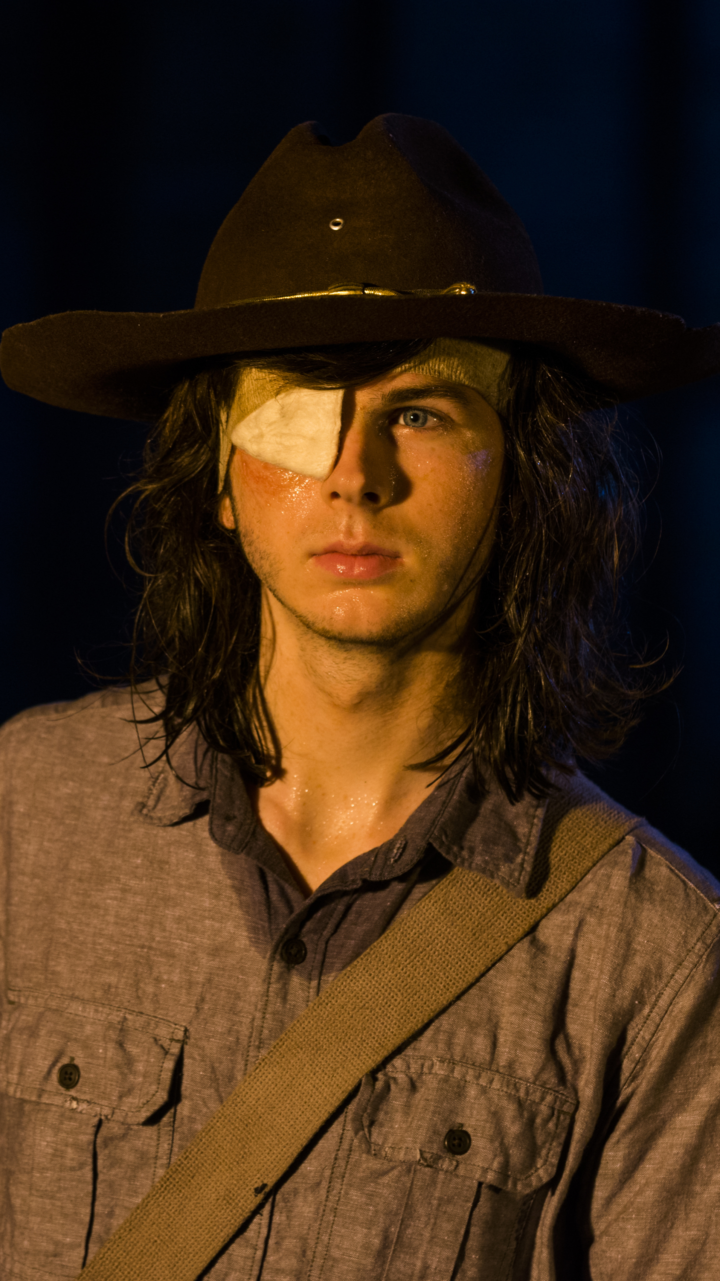Download mobile wallpaper Tv Show, The Walking Dead, Carl Grimes, Chandler Riggs for free.