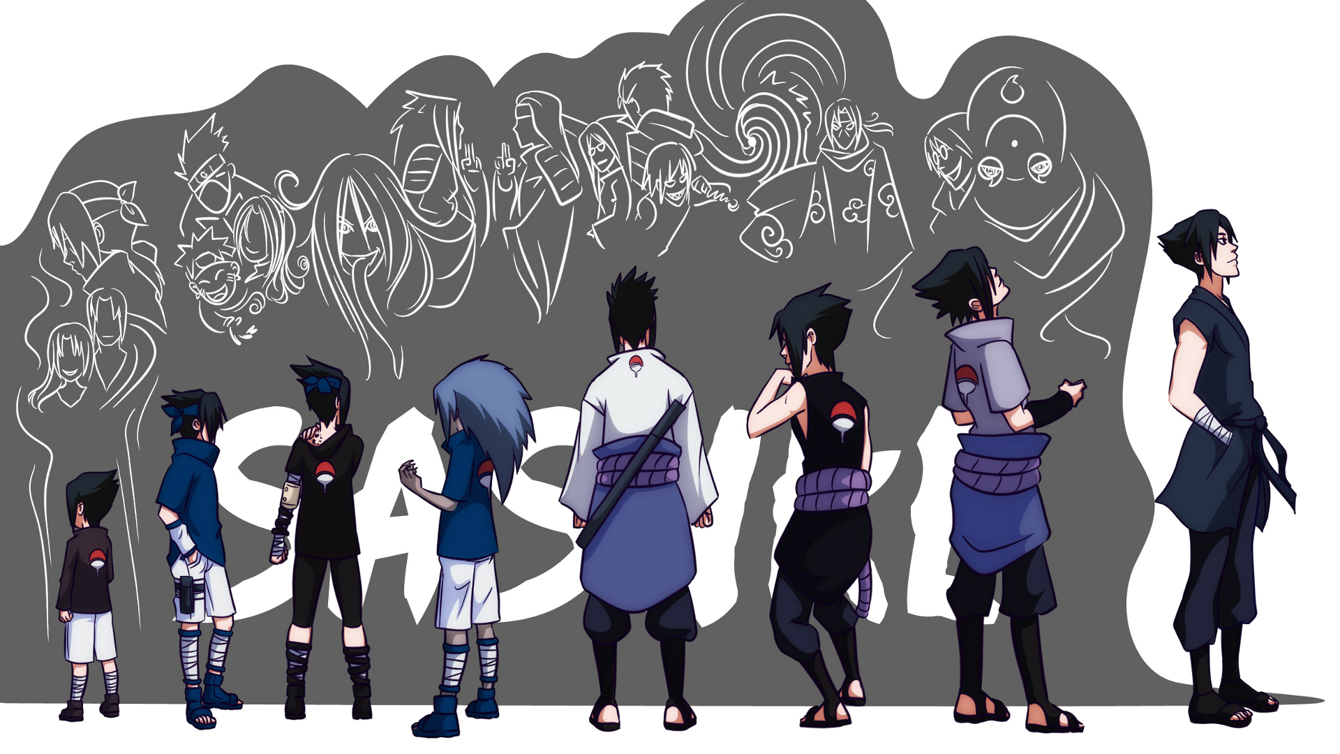 Handy-Wallpaper Naruto, Animes, Sasuke Uchiha kostenlos herunterladen.