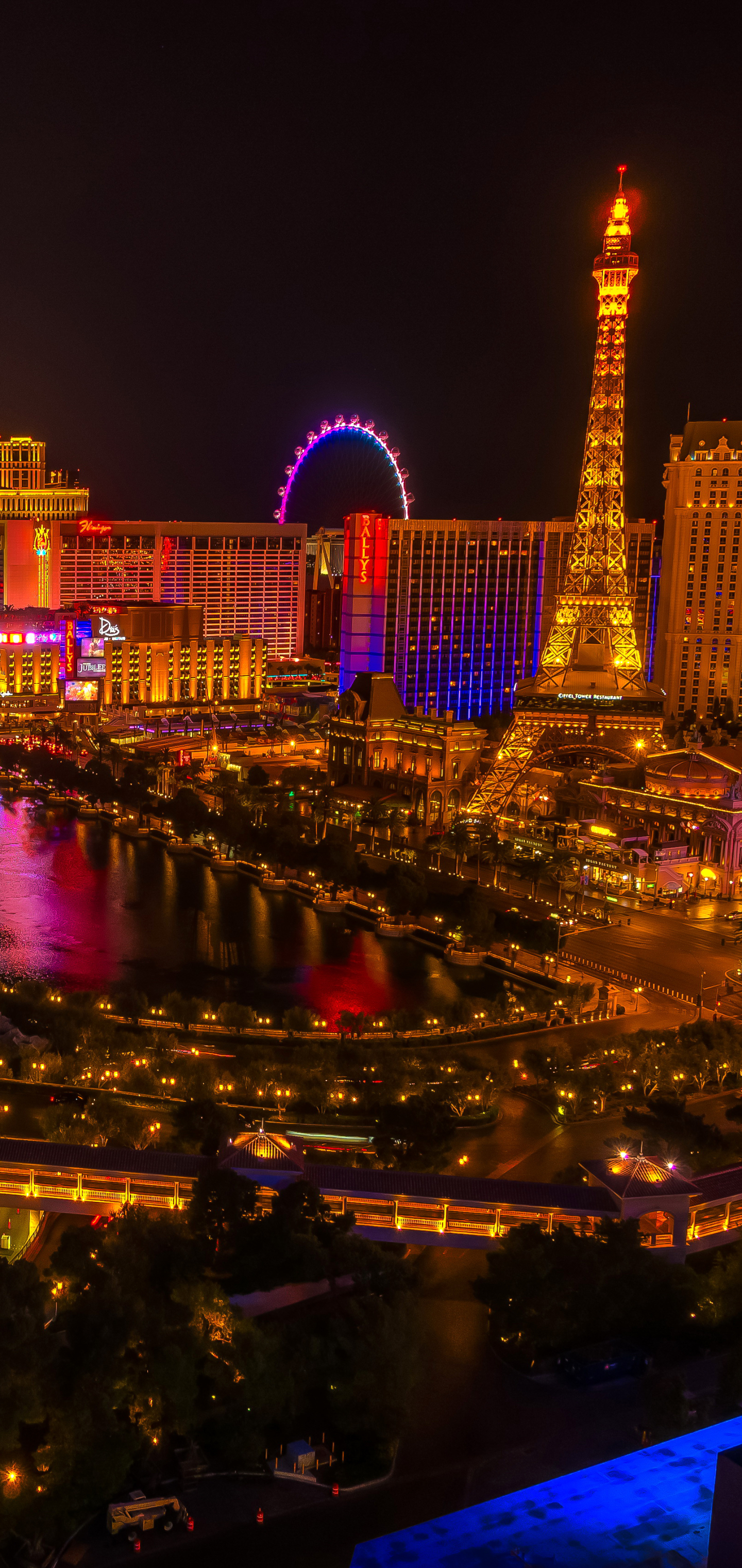 Laden Sie das Städte, Las Vegas, Stadt, Licht, Stadtbild, Nacht, Menschengemacht, Großstadt-Bild kostenlos auf Ihren PC-Desktop herunter