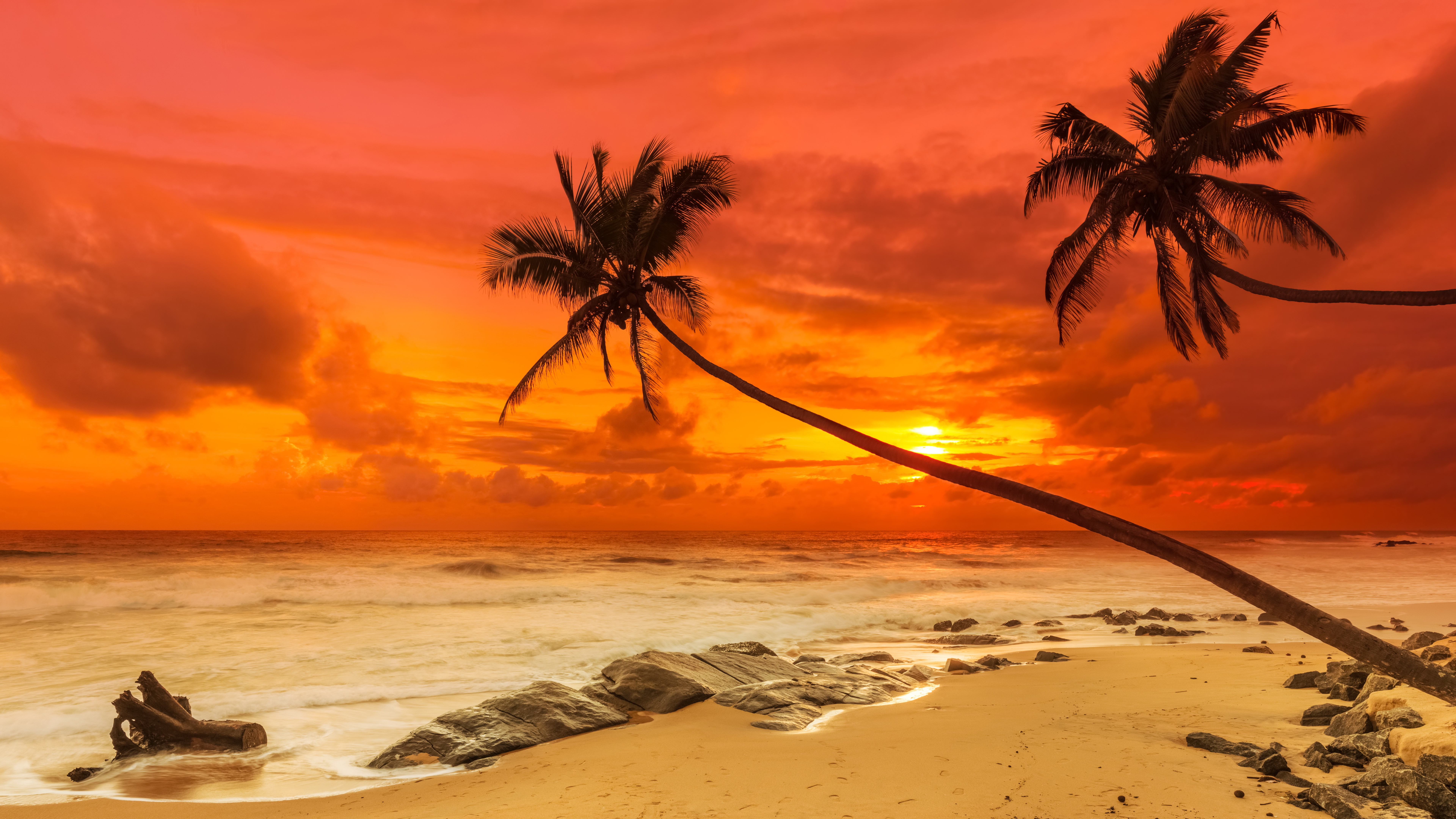 Descarga gratuita de fondo de pantalla para móvil de Playa, Océano, Atardecer, Tierra/naturaleza, Tropico.