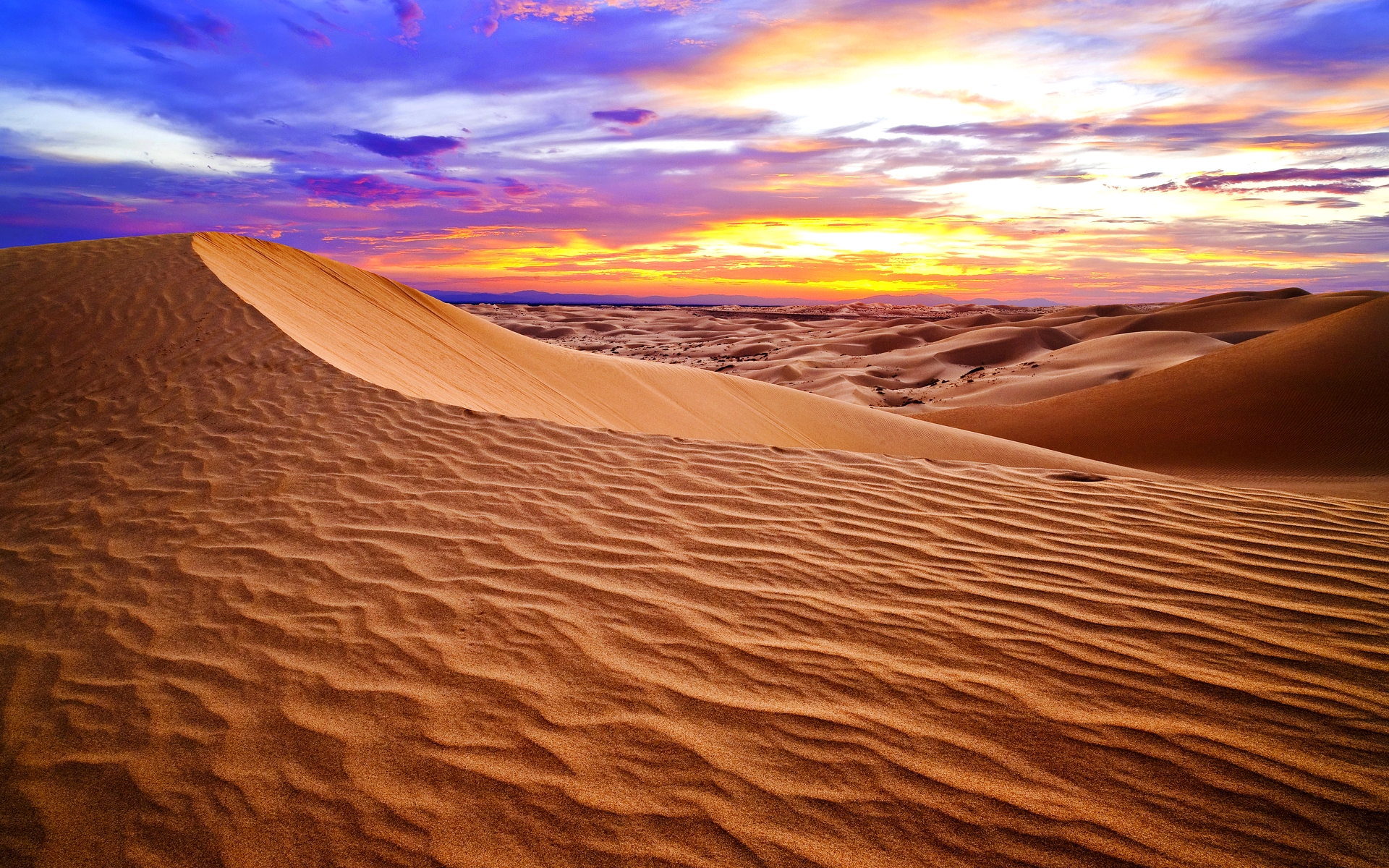 無料モバイル壁紙日没, 地球, 砂丘, 空, 荒野, 砂, クラウドをダウンロードします。