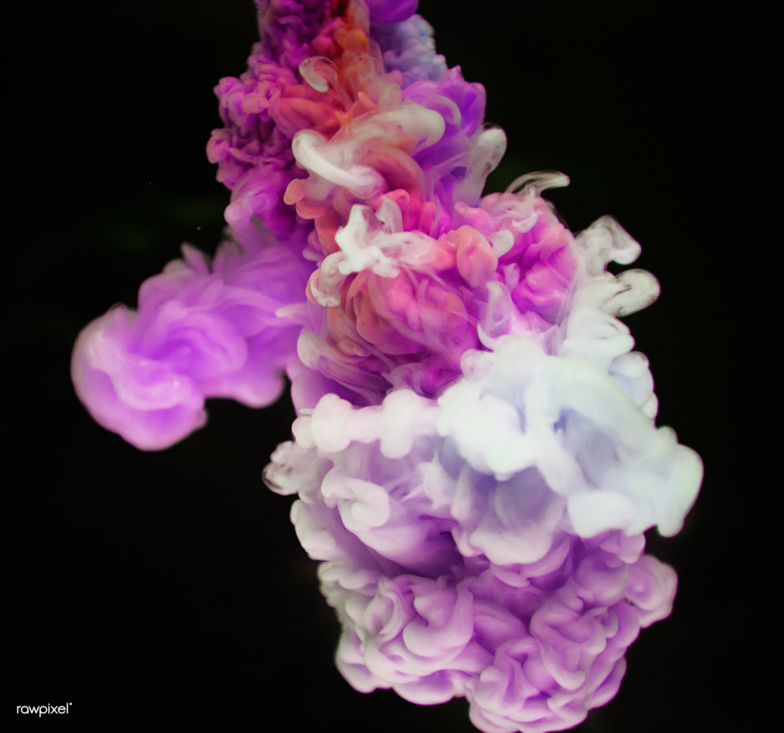 multicolored smoke, colorful smoke, abstract, smoke, violet, white, purple, clots