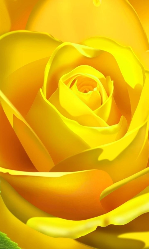 Скачать картинку Природа, Цветок, Роза, Желтый, Жёлтый, Художественные, Флауэрсы в телефон бесплатно.