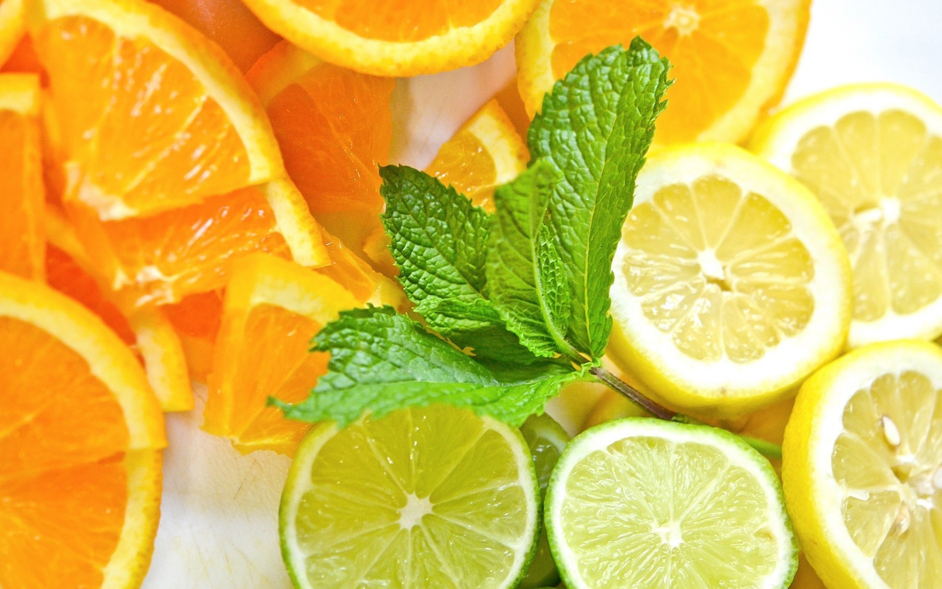 fruits, lemons, background, food, oranges HD wallpaper
