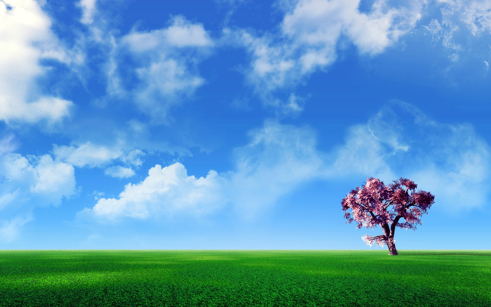 Handy-Wallpaper Bäume, Landschaft, Sky, Clouds kostenlos herunterladen.