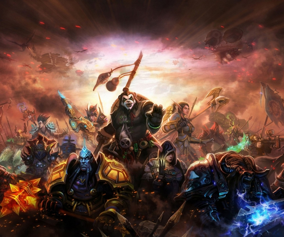 Handy-Wallpaper Computerspiele, World Of Warcraft, World Of Warcraft: Mists Of Pandaria kostenlos herunterladen.