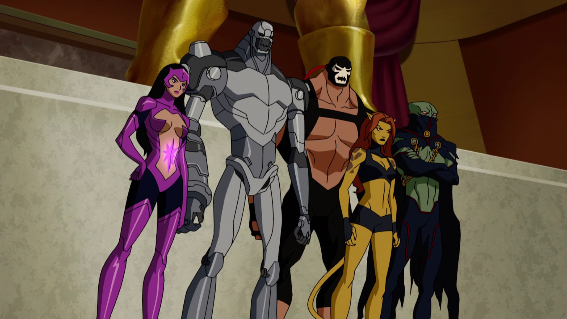 movie, justice league: doom, bane (dc comics), cheetah (dc comics), star sapphire (dc comics), justice league