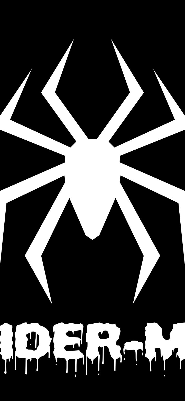 Téléchargez des papiers peints mobile Spider Man, Le Noir, Symbole, Bande Dessinées gratuitement.