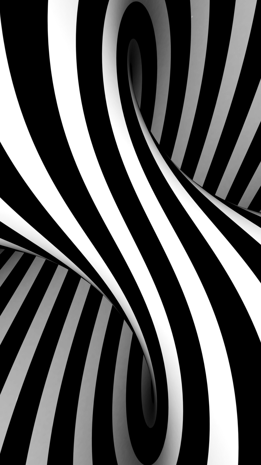 Скачать картинку Черно Белый, Оптическая Иллюзия, Абстрактные в телефон бесплатно.