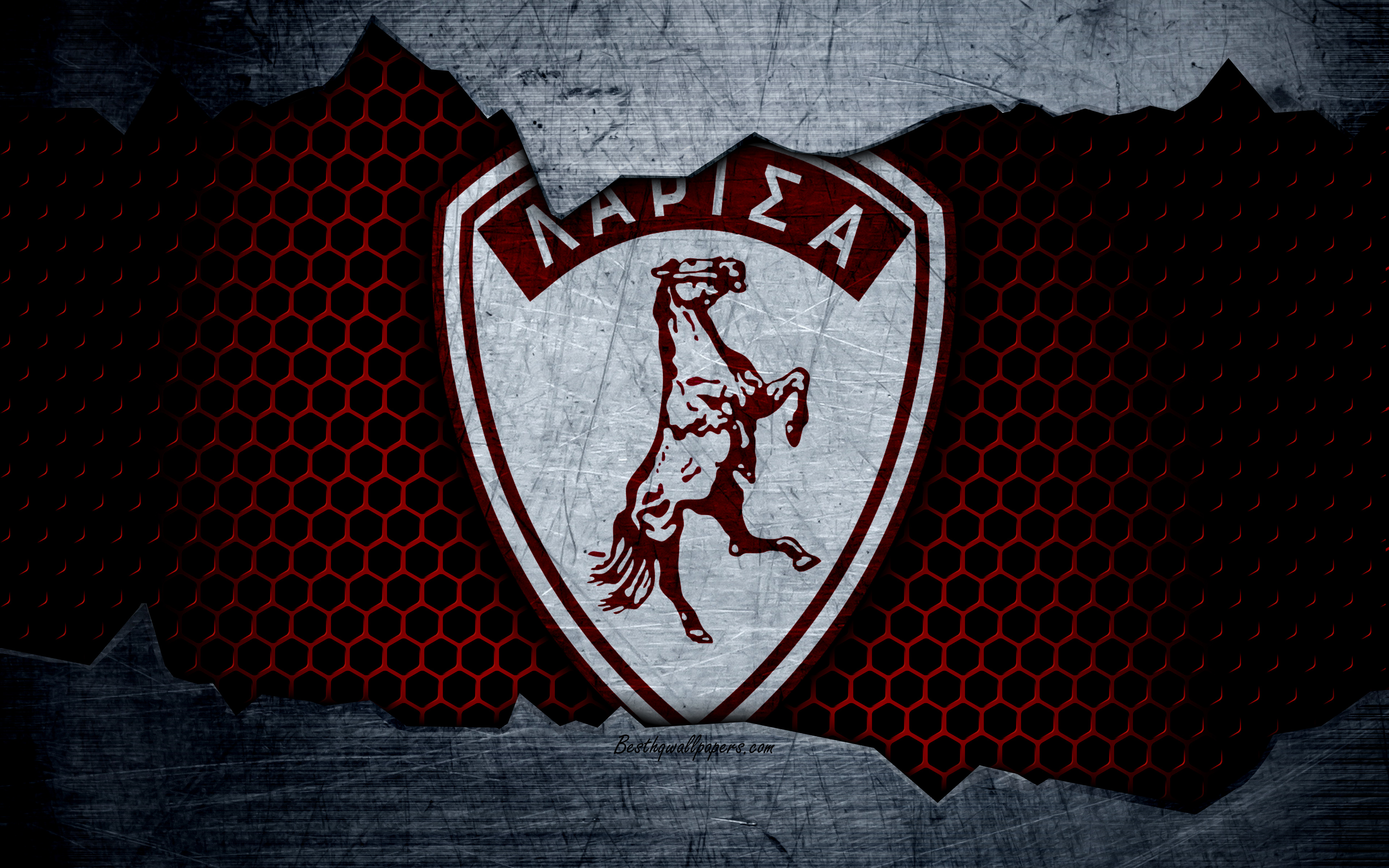 Descarga gratuita de fondo de pantalla para móvil de Fútbol, Logo, Emblema, Deporte, Athlitiki Enosi Larissa F C.