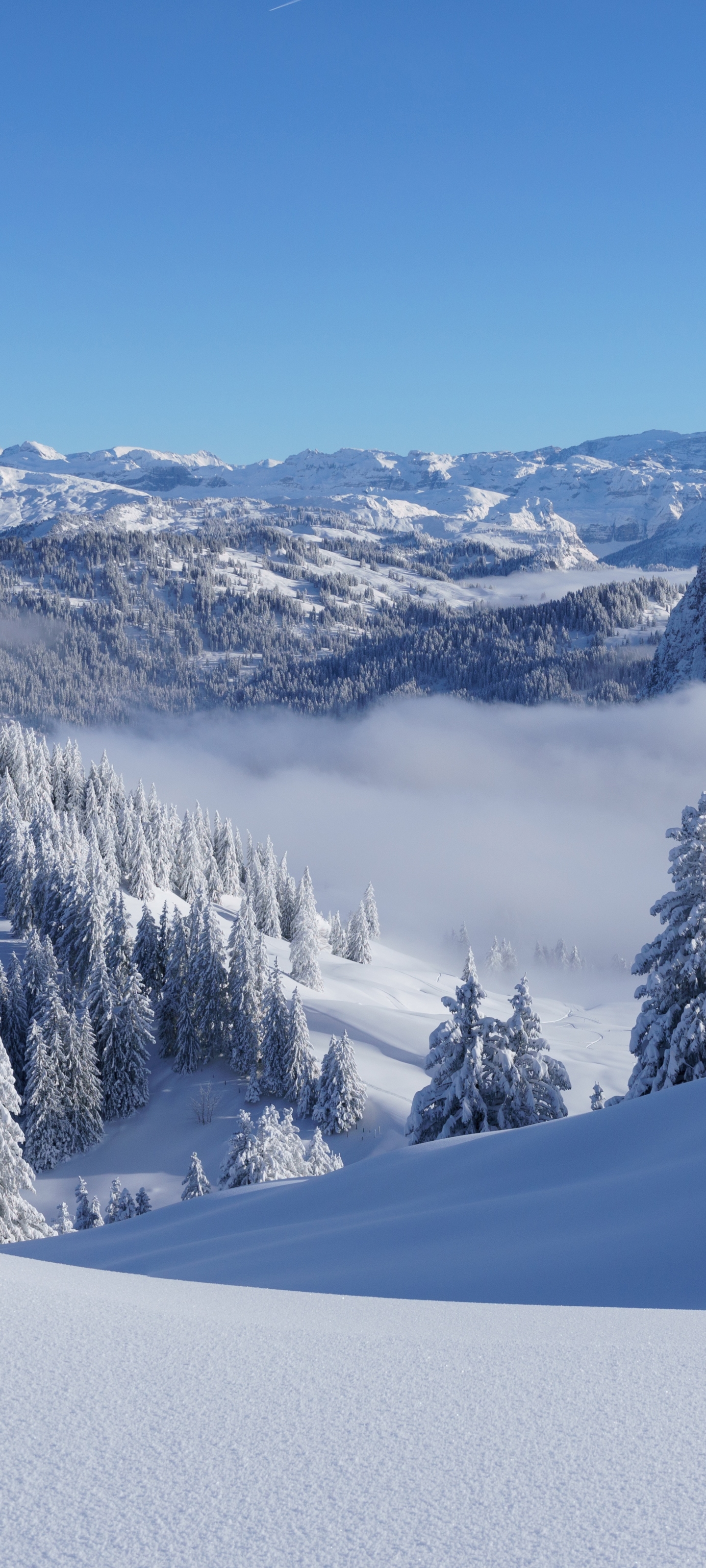 Descarga gratuita de fondo de pantalla para móvil de Invierno, Naturaleza, Montañas, Nieve, Montaña, Alpes, Suiza, Tierra/naturaleza, Los Alpes.