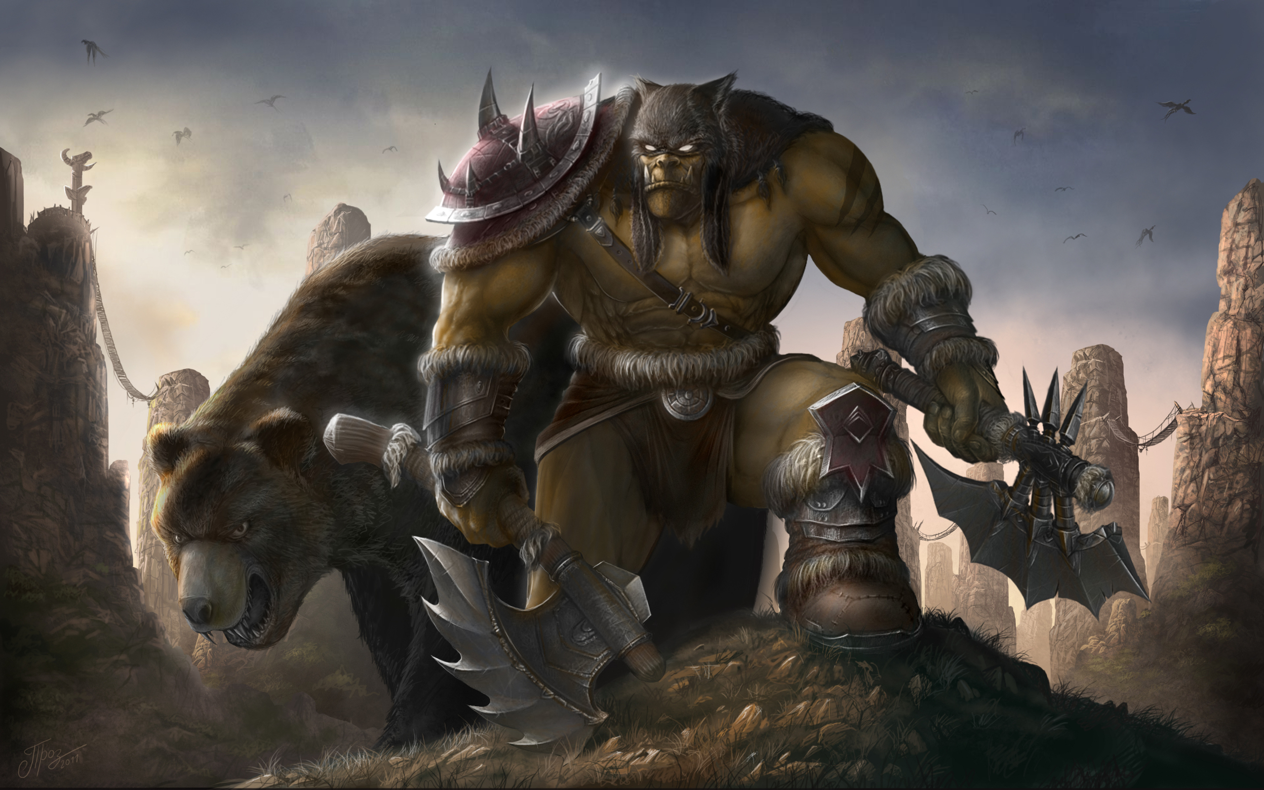 Завантажити шпалери Rexxar (World Of Warcraft) на телефон безкоштовно