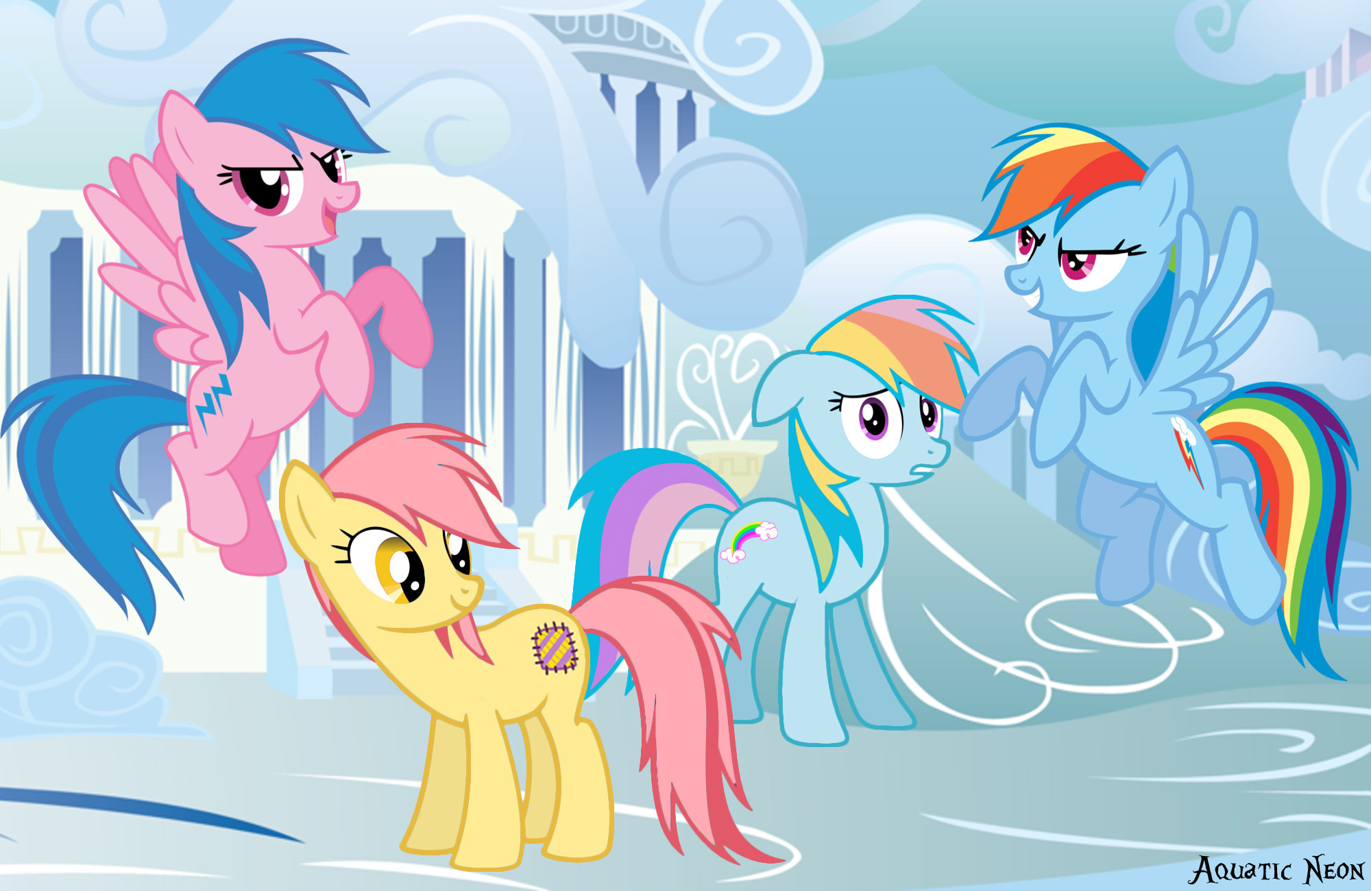 tv show, my little pony: friendship is magic, firefly (my little pony), rainbow dash, my little pony
