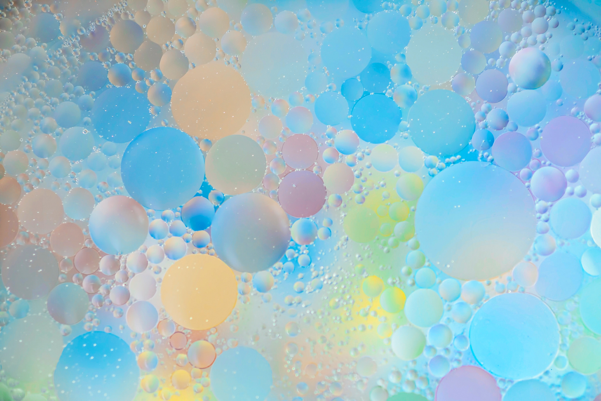 abstract, dots, circle, colors, water