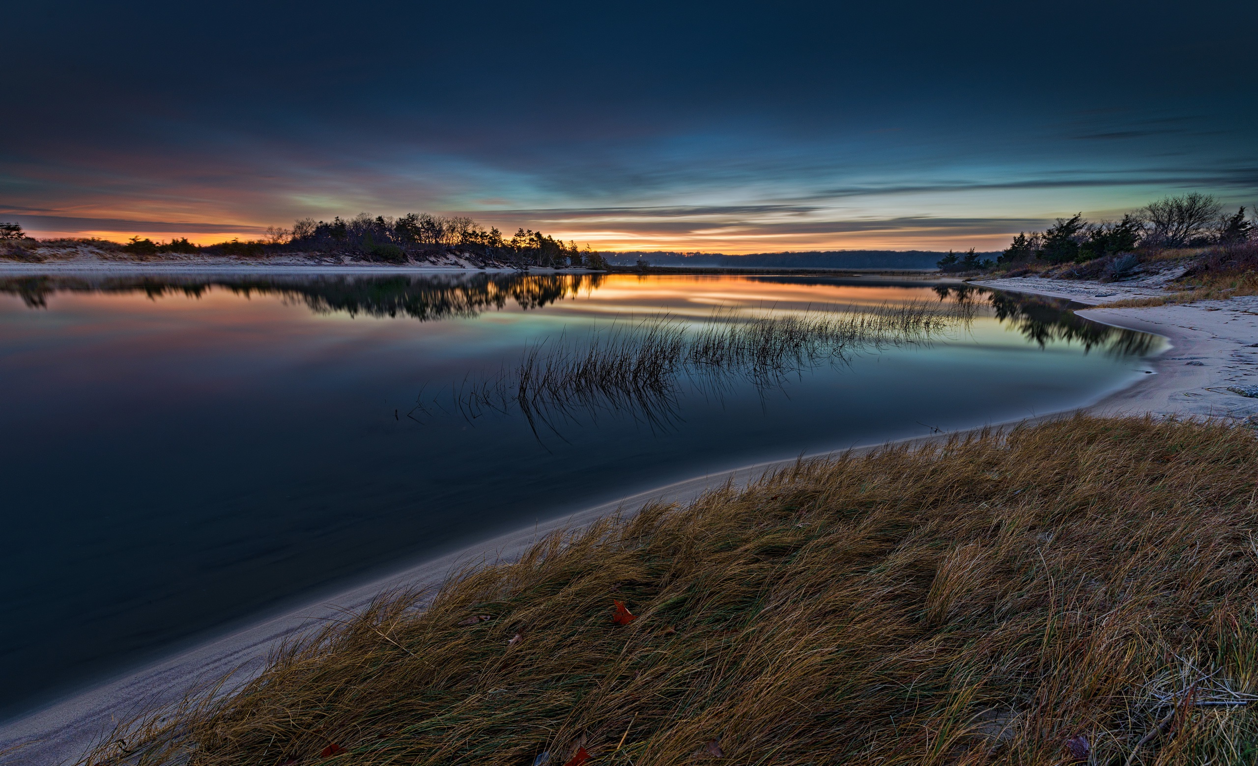 Laden Sie das Natur, Horizont, See, Dämmerung, Erde/natur, Spiegelung-Bild kostenlos auf Ihren PC-Desktop herunter