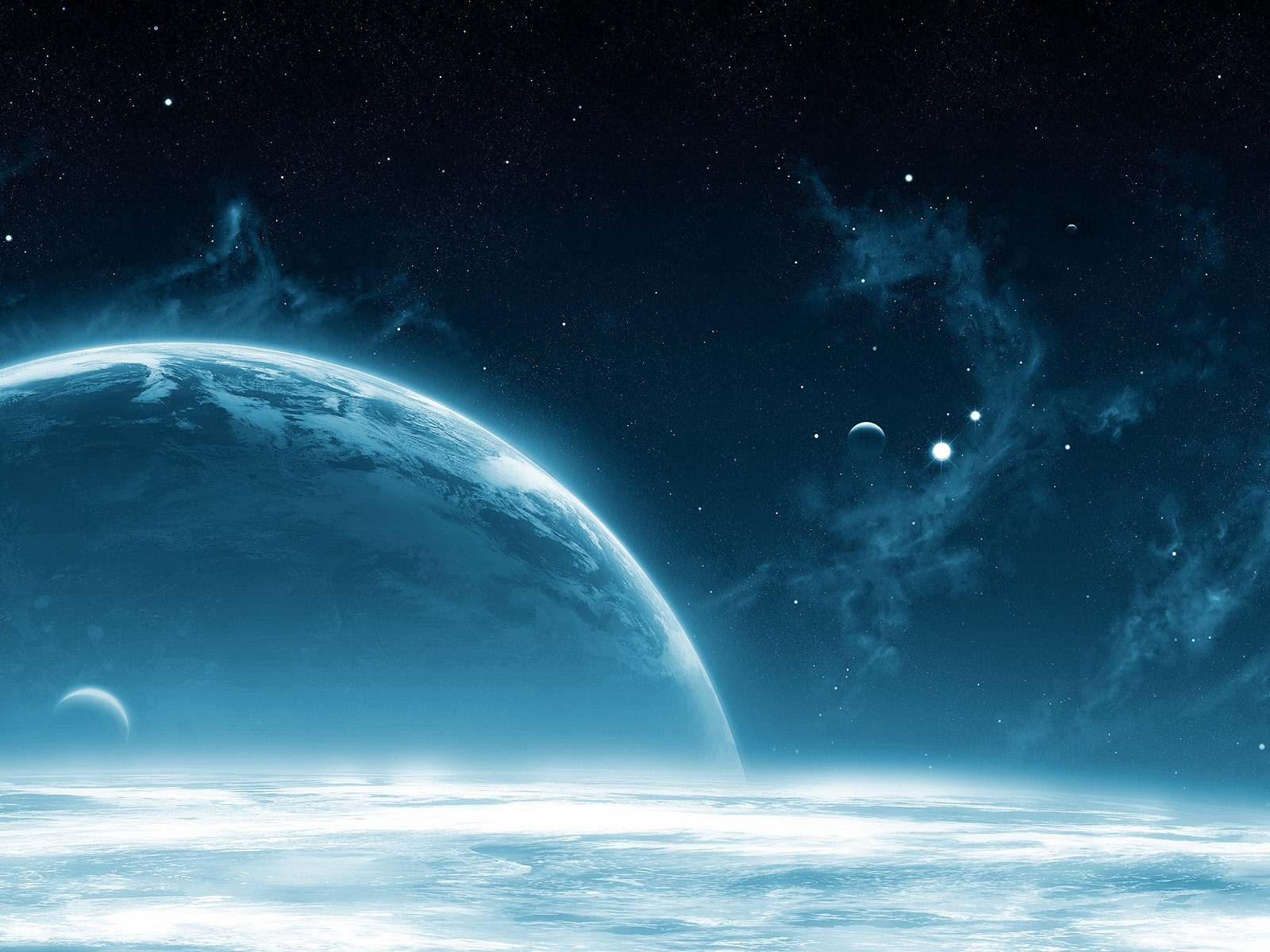 Free download wallpaper Landscape, Universe, Planets, Art on your PC desktop