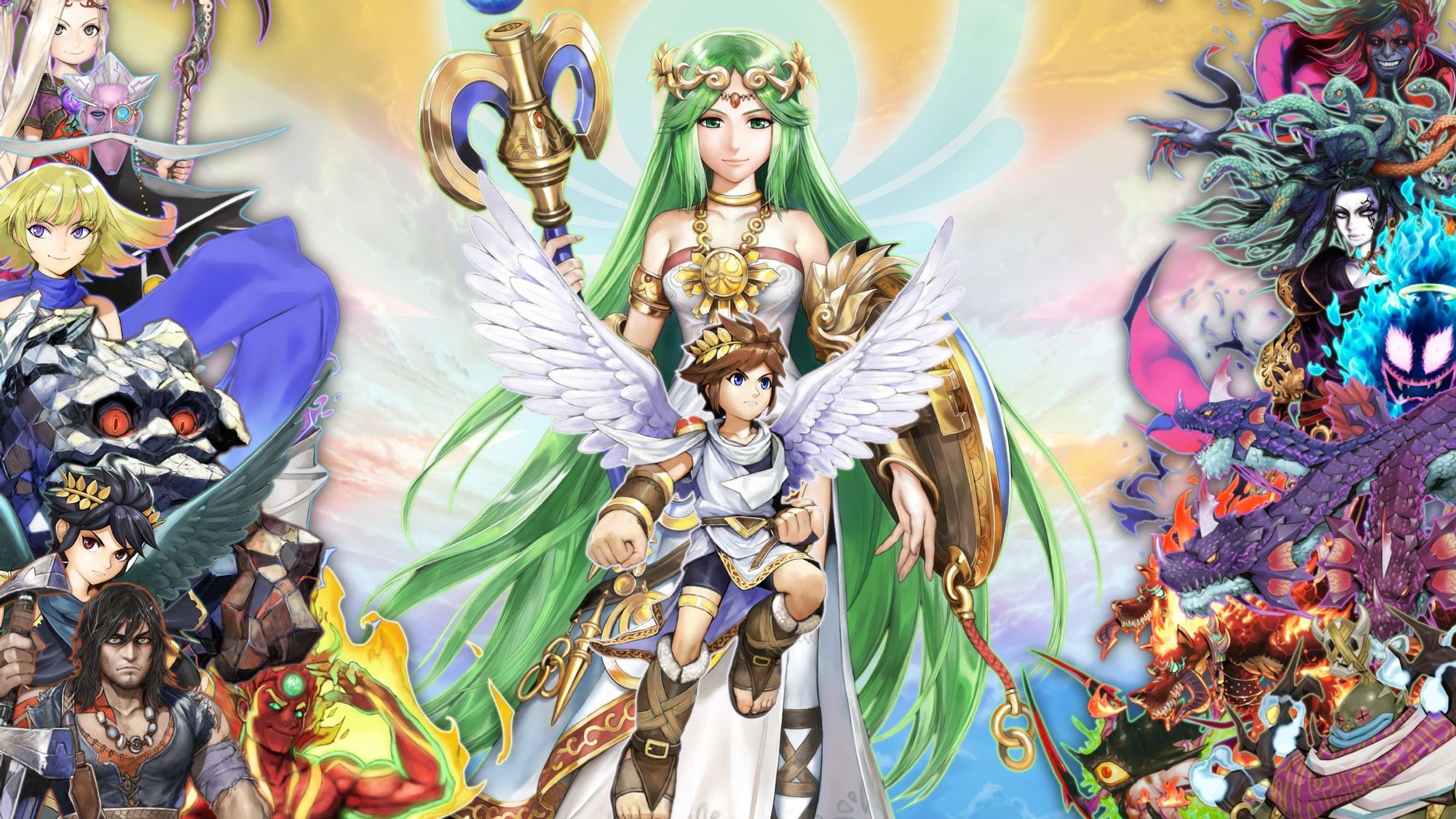 Best Palutena (<b>Kid</b> <b>Icarus</b>) phone Wallpapers.